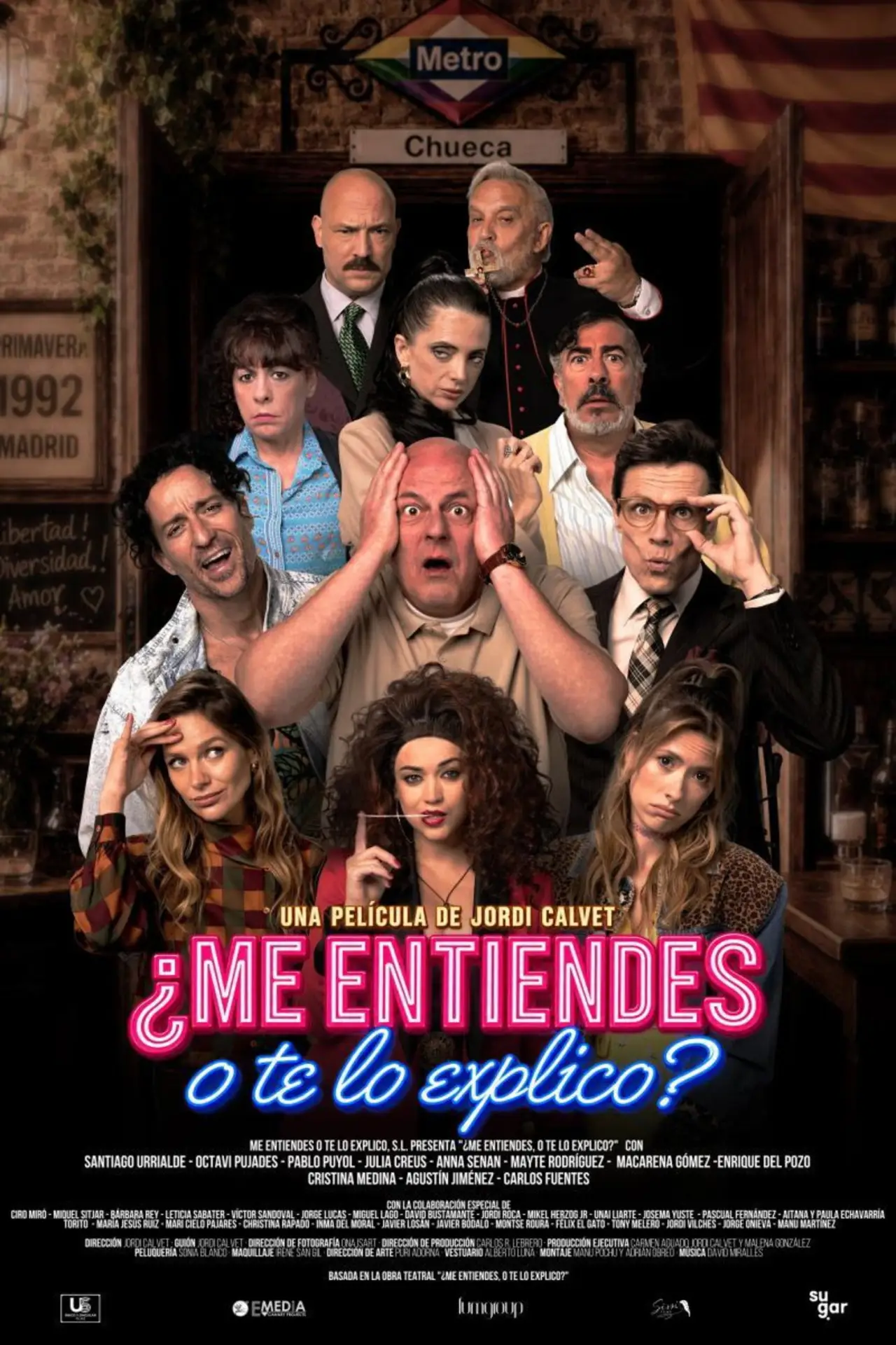 Plakat filmowy "¿Me entiendes o te lo explico?"