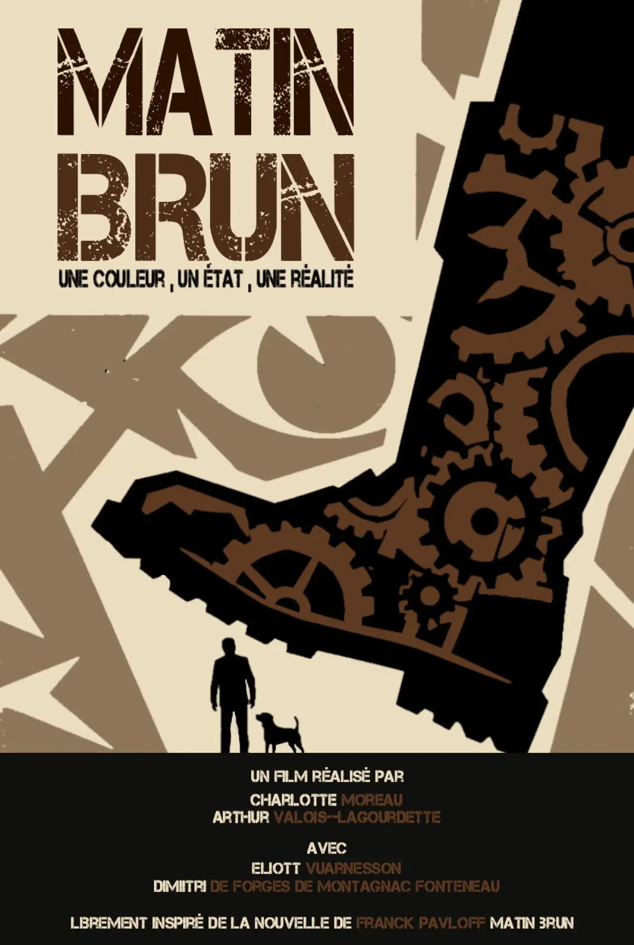 Plakat filmowy "Matin Brun"