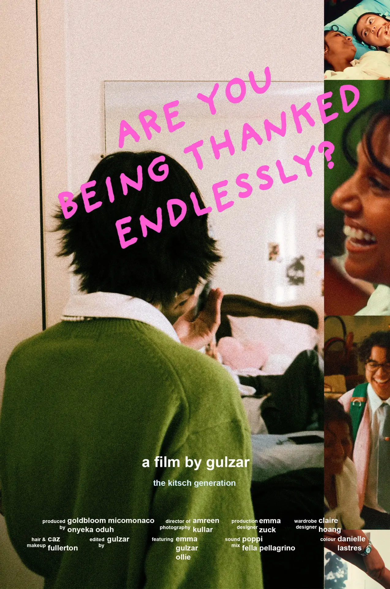 Plakat filmowy "Are You Being Thanked Endlessly?"
