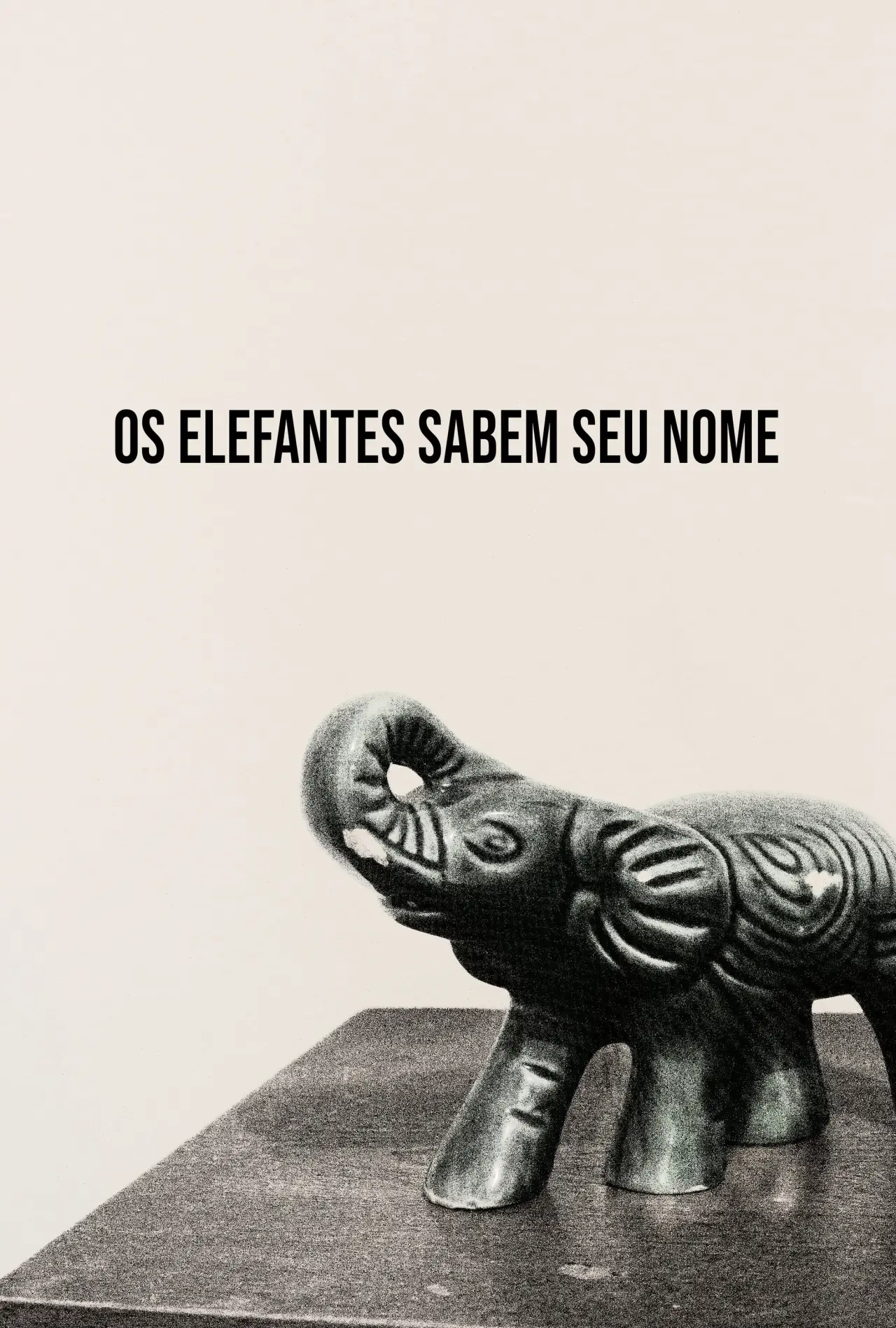 Plakat filmowy "Os Elefantes Sabem Seu Nome"
