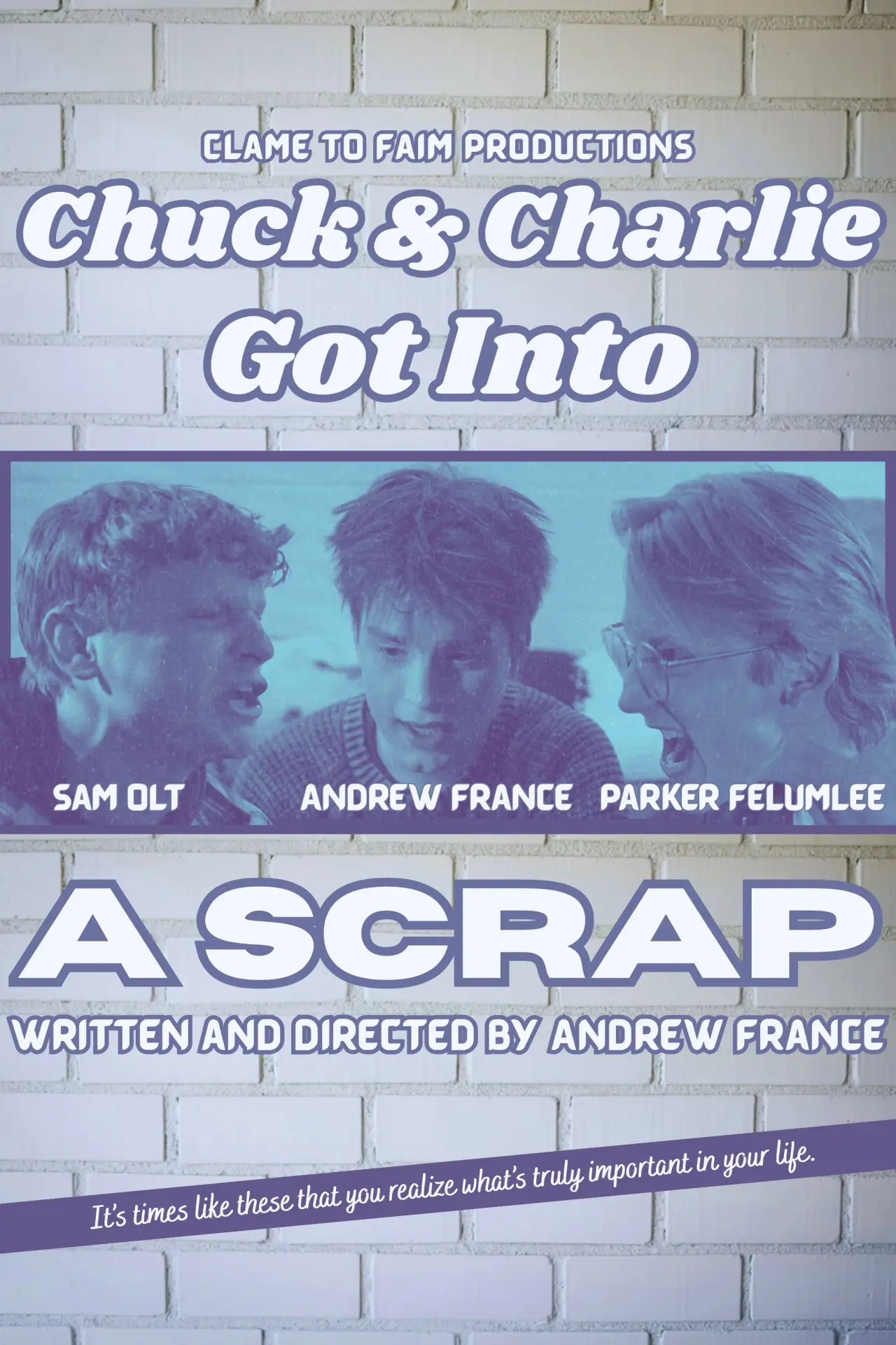 Plakat filmowy "Chuck & Charlie Got Into A Scrap"