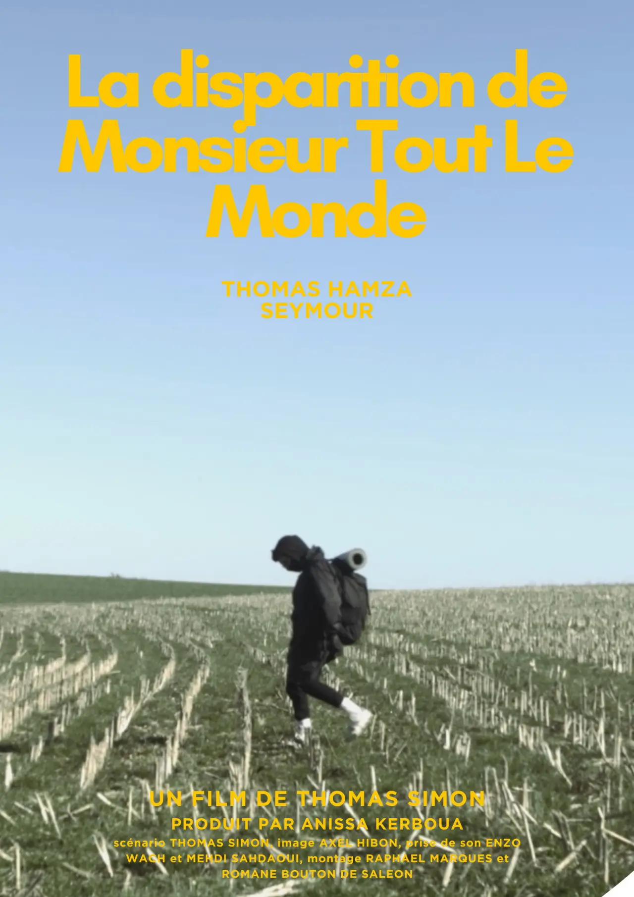 Plakat filmowy "La Disparition de Monsieur Tout le Monde"