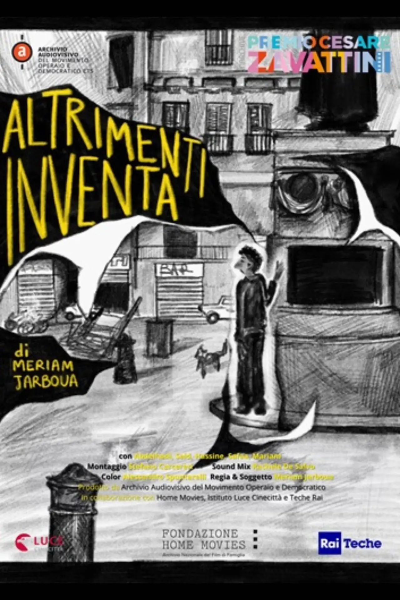 Plakat filmowy "Altrimenti inventa"