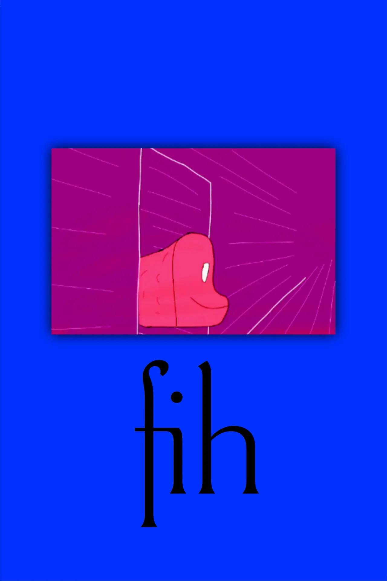 Plakat filmowy "fih"