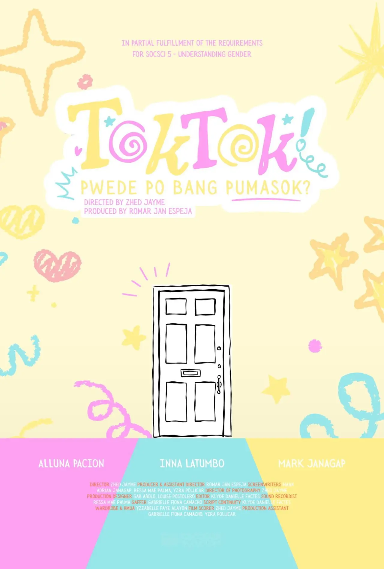 Plakat filmowy "Toktok! Pwede po bang pumasok?"