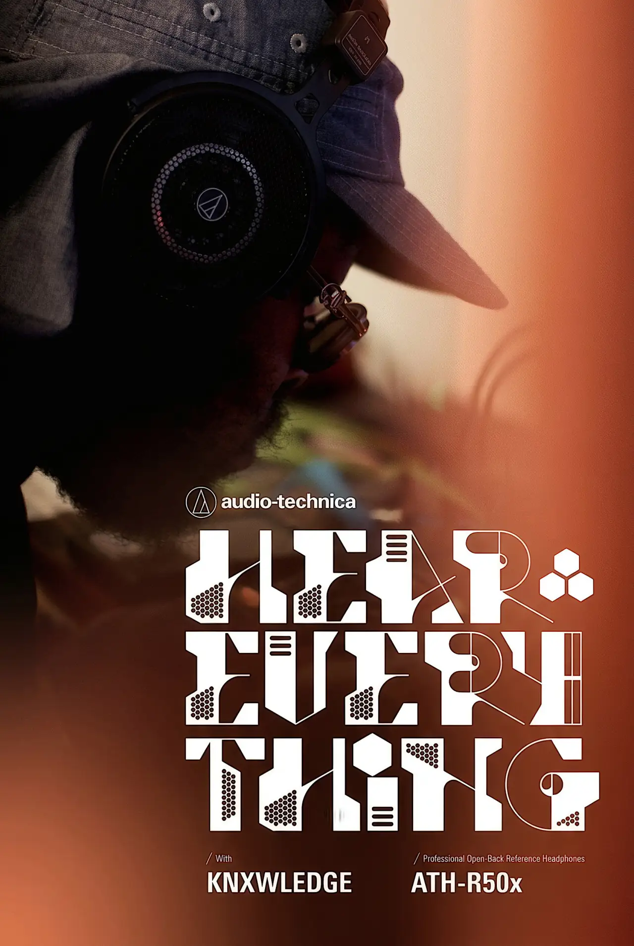 Plakat filmowy "HEAR EVERYTHING with Knxwledge"