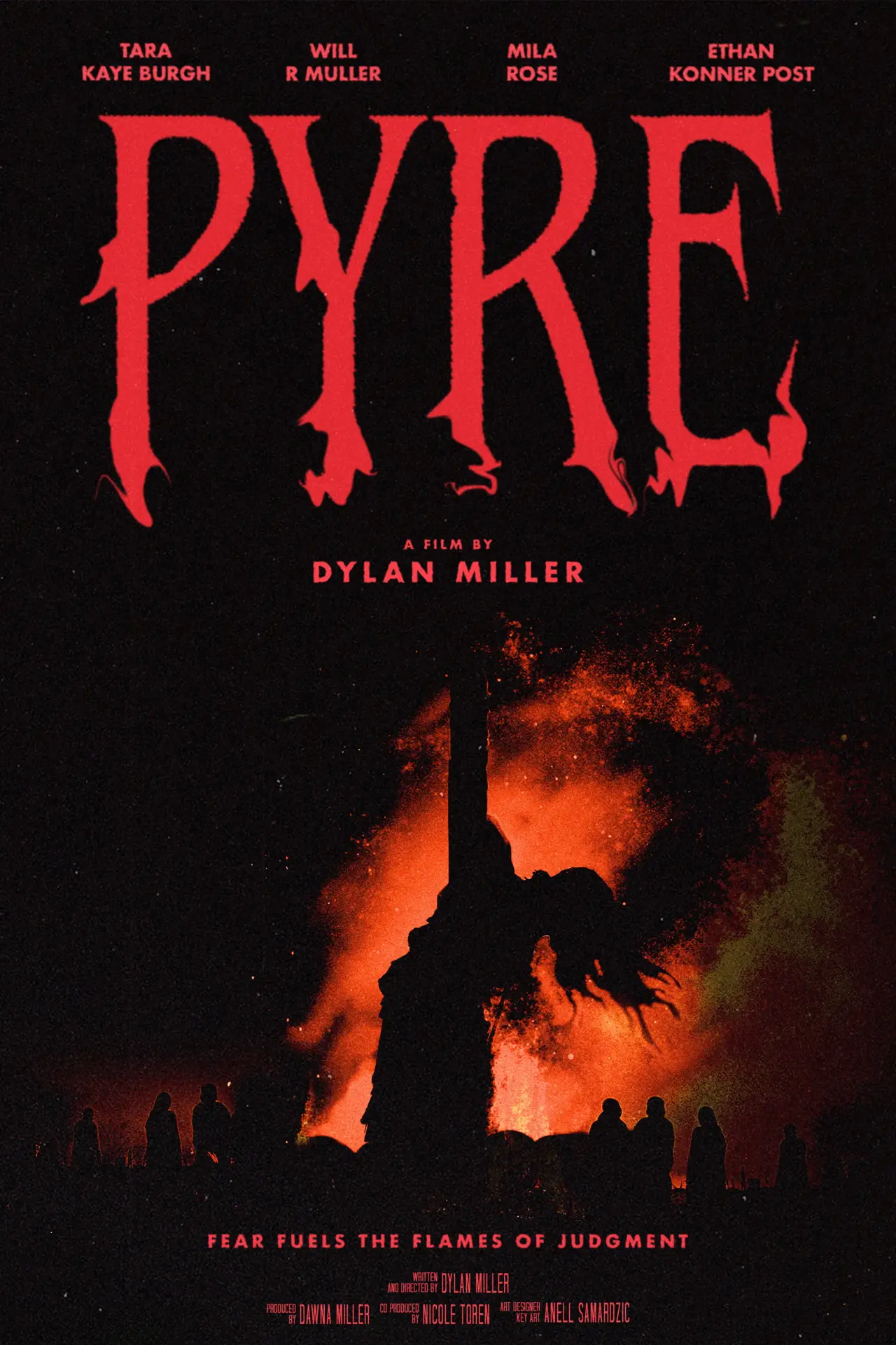 Plakat filmowy "Pyre"