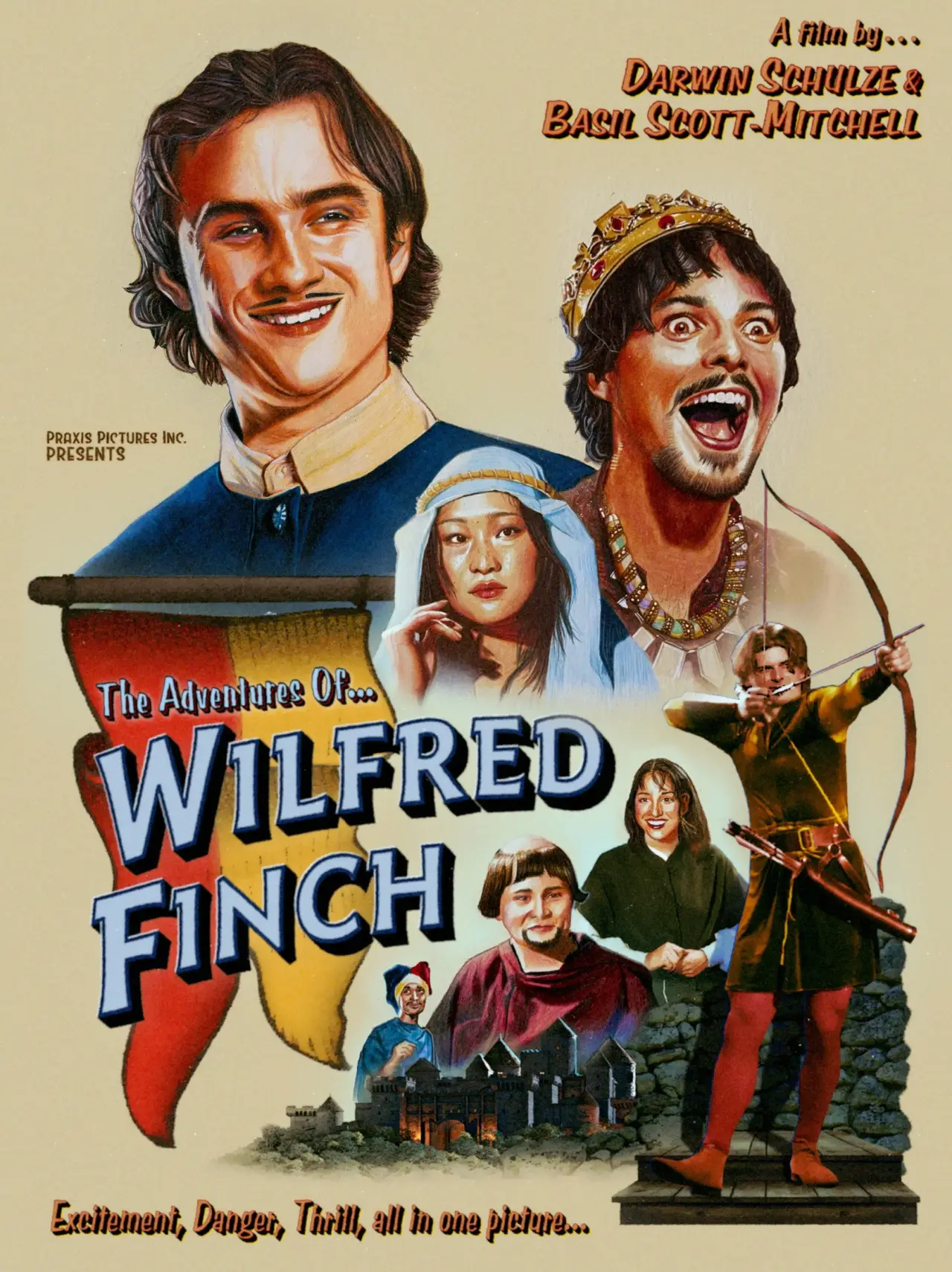 Plakat filmowy "The Adventures of Wilfred Finch"