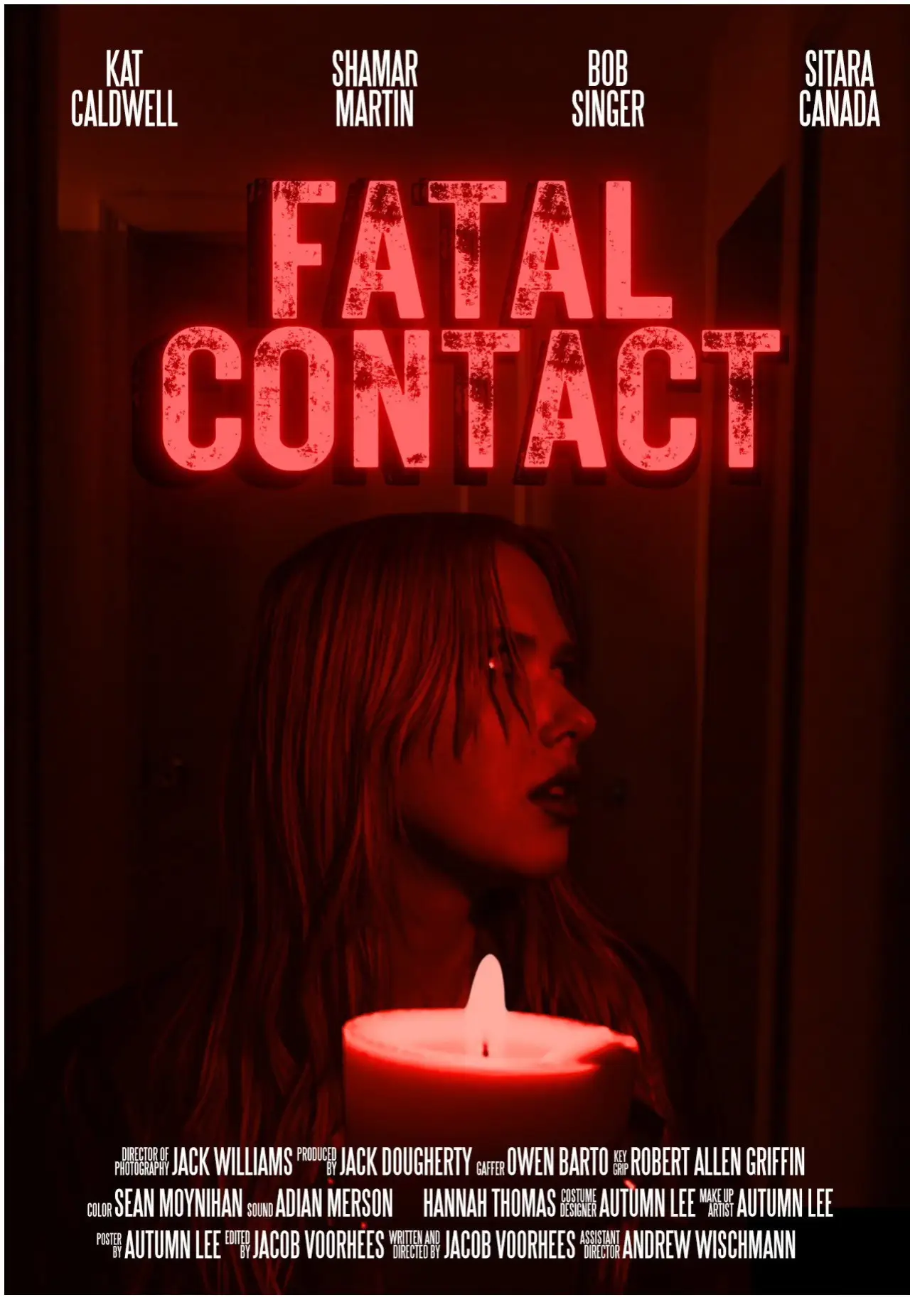 Plakat filmowy "Fatal Contact"