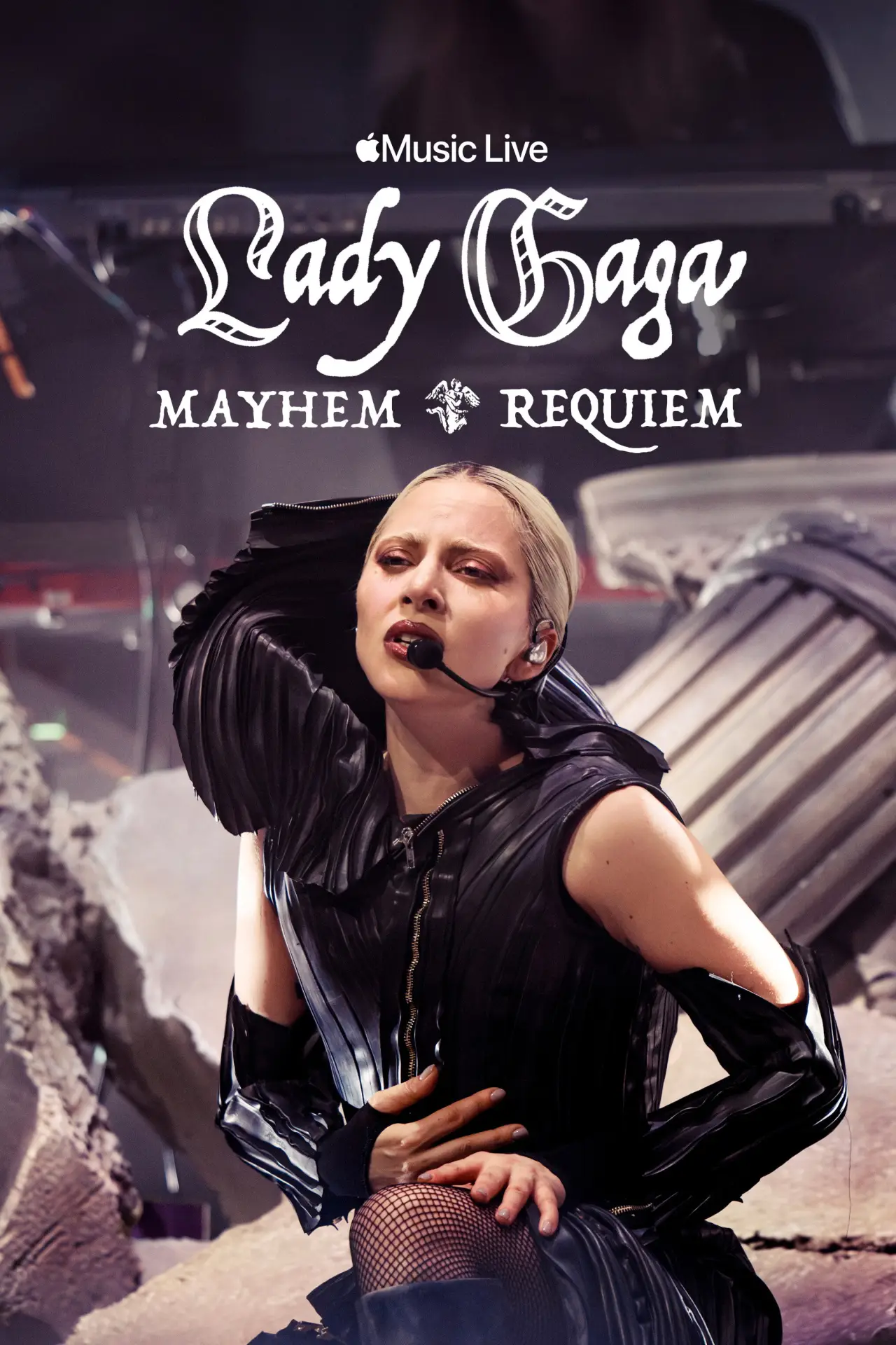 Plakat filmowy "Apple Music Live: Lady Gaga MAYHEM Requiem"