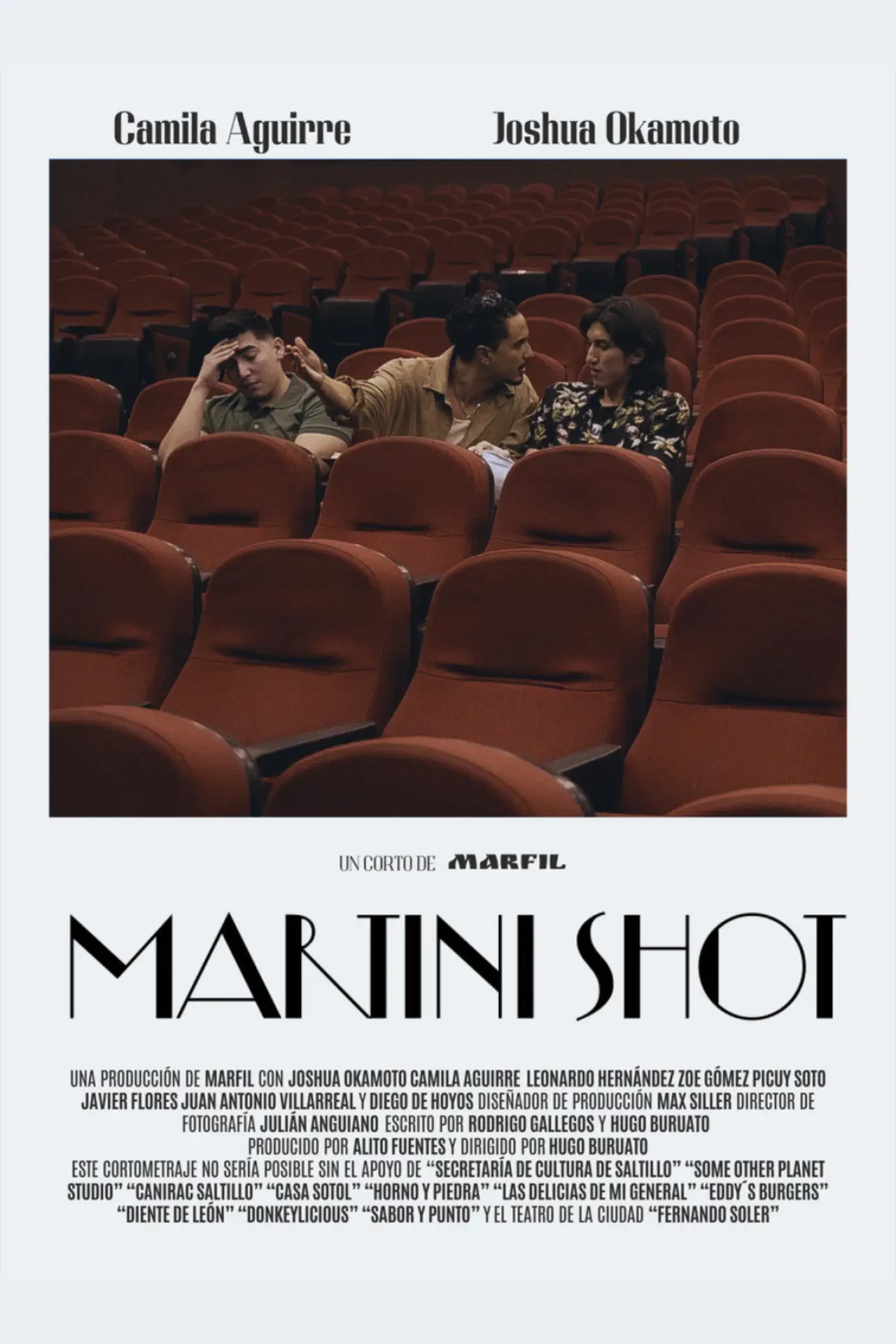 Plakat filmowy "Martini Shot"