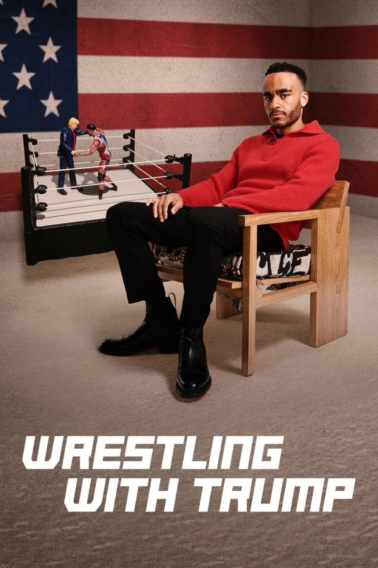 Plakat filmowy "Wrestling with Trump"