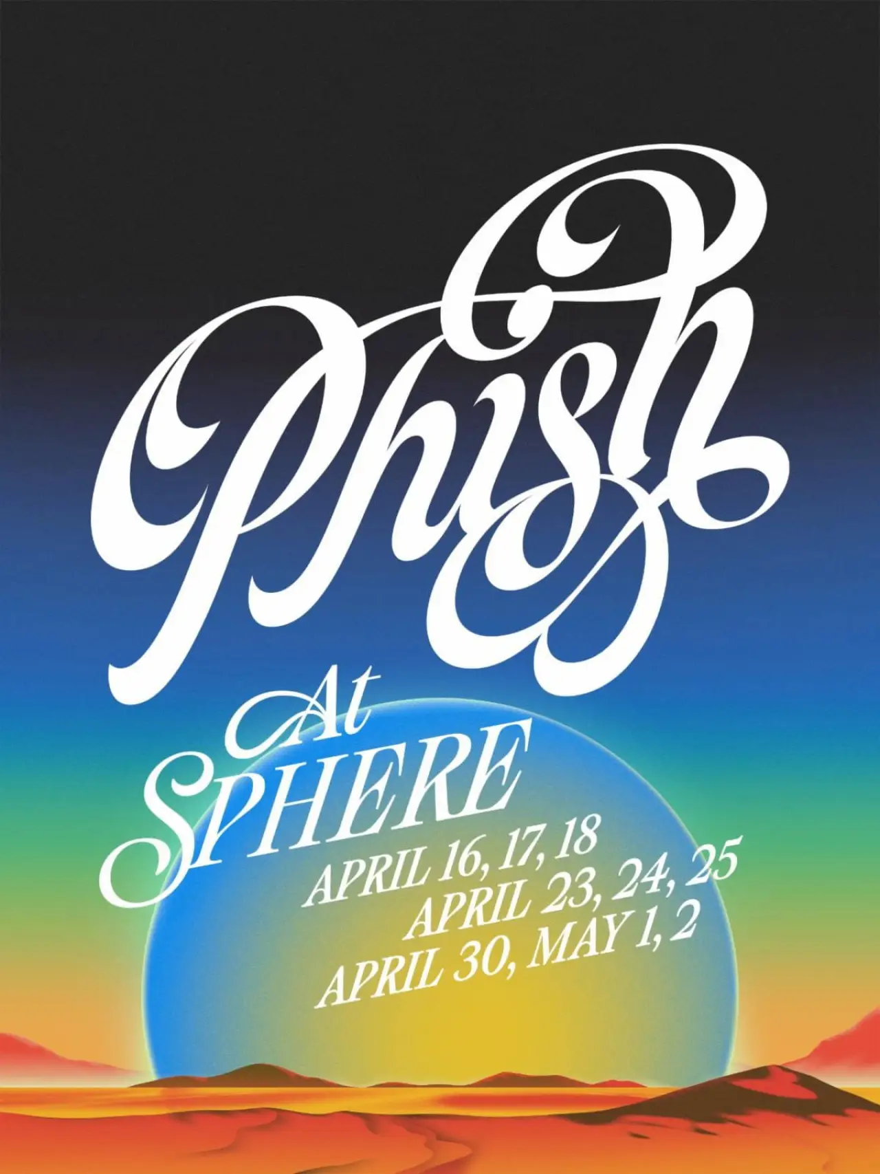 Plakat filmowy "PHISH: 2026-05-02 SPHERE LAS VEGAS, NV"