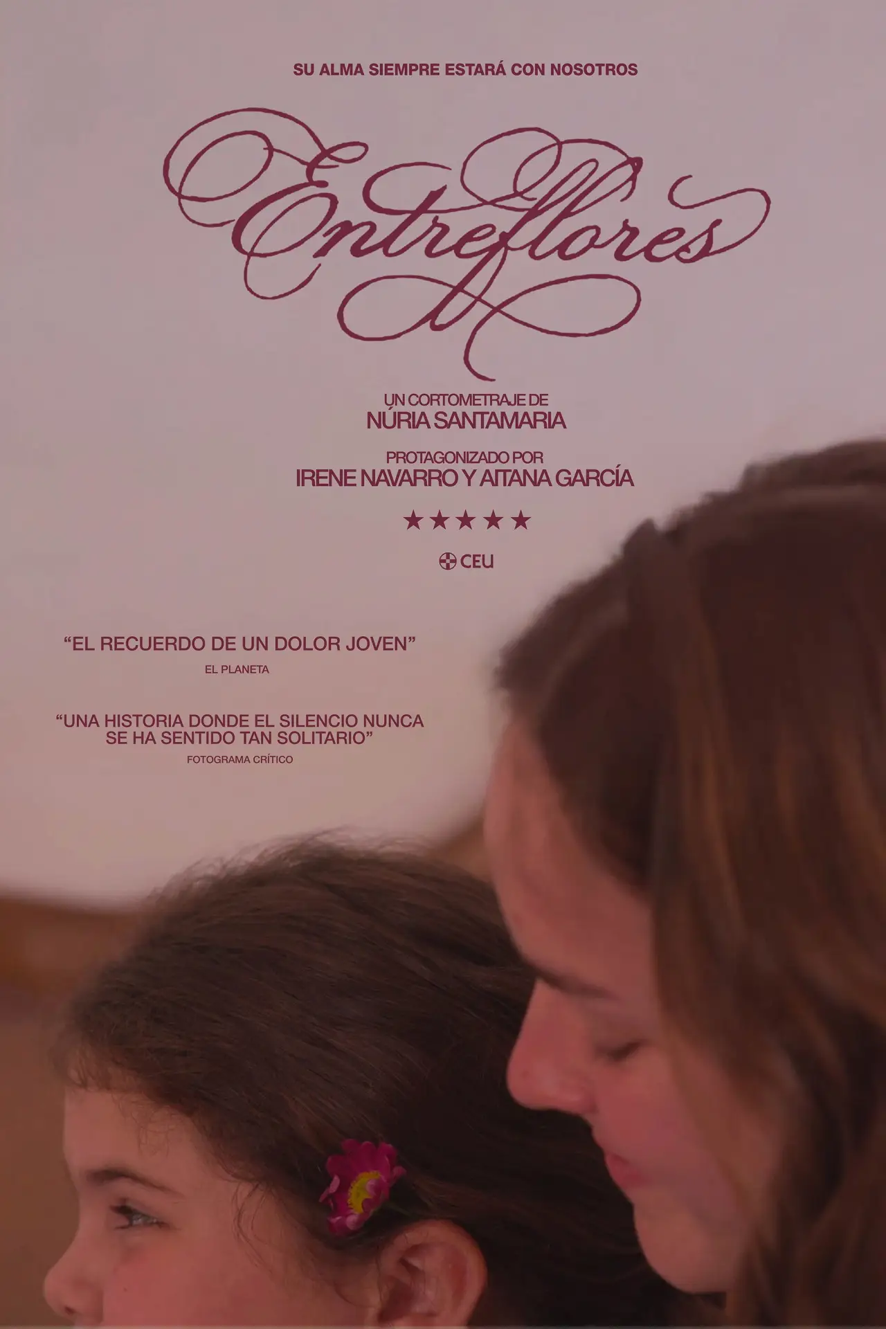 Plakat filmowy "Entreflores"