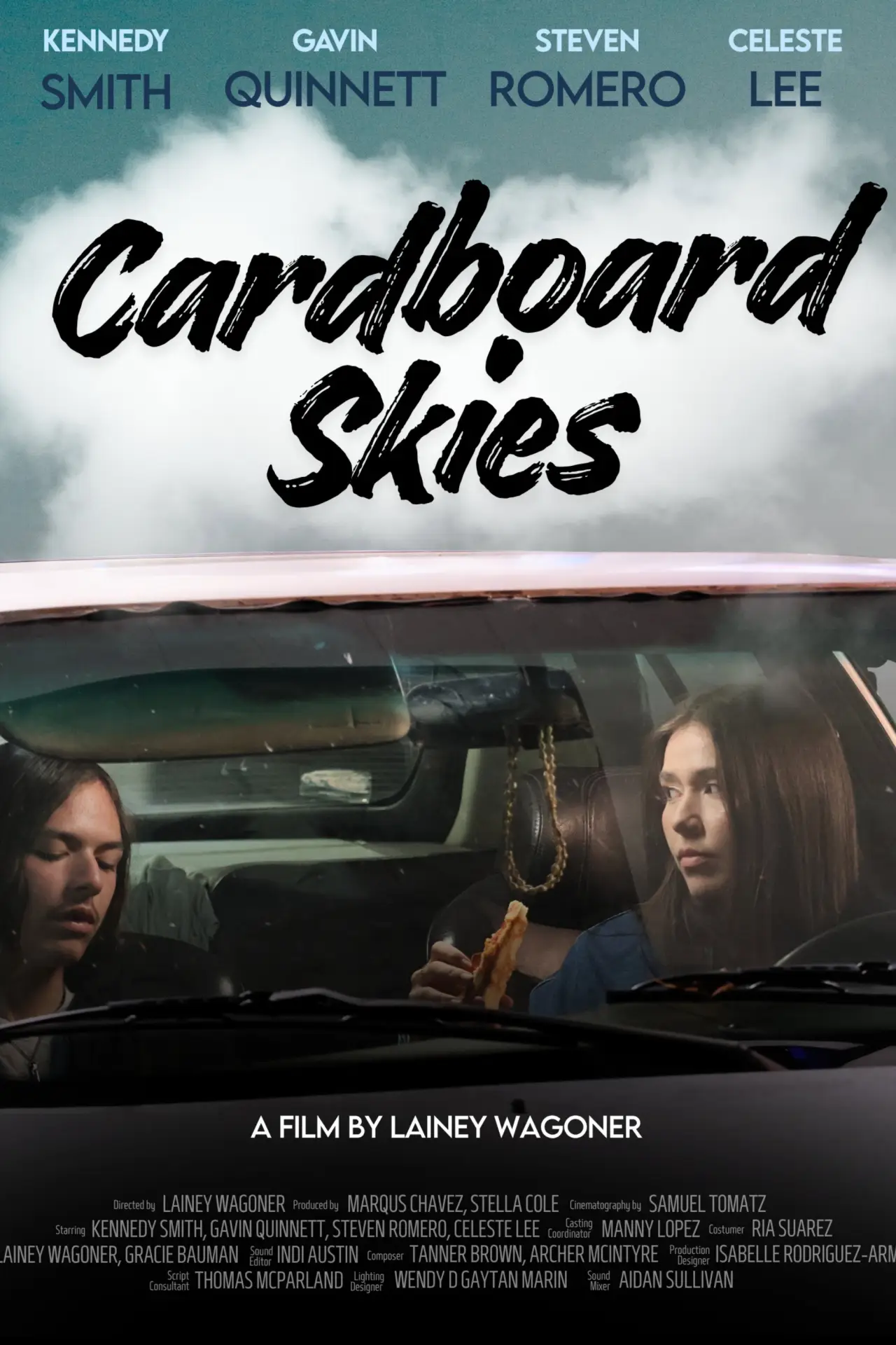 Plakat filmowy "Cardboard Skies"