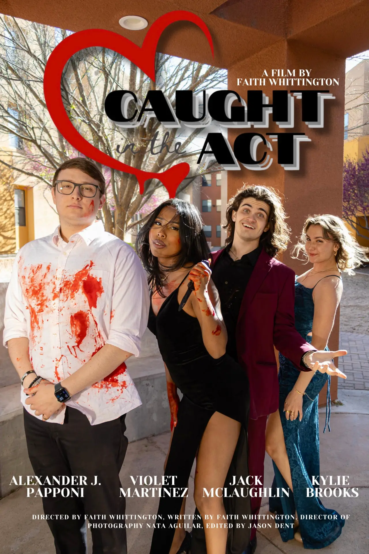 Plakat filmowy "Caught in the Act"
