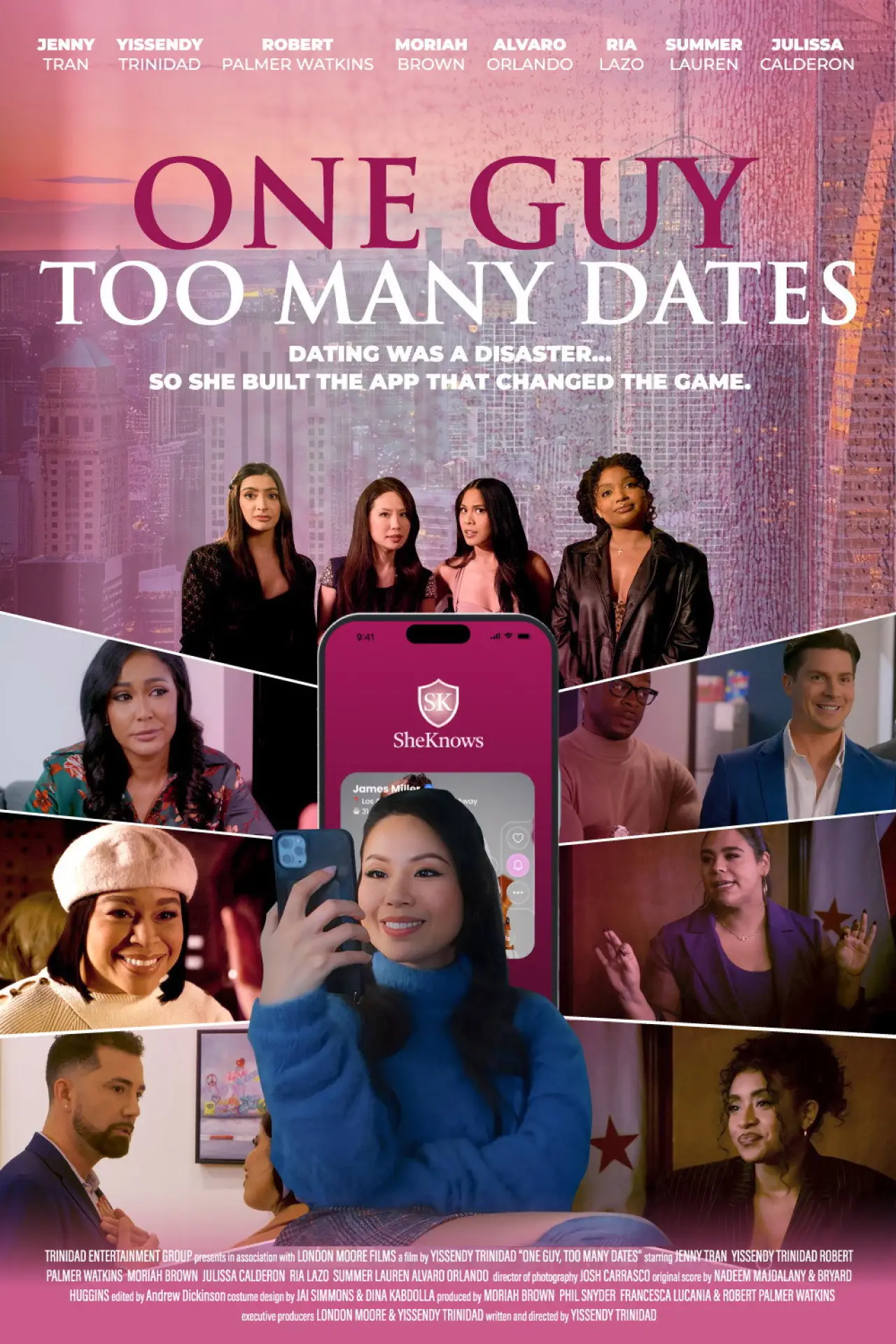 Plakat filmowy "One Guy, Too Many Dates"