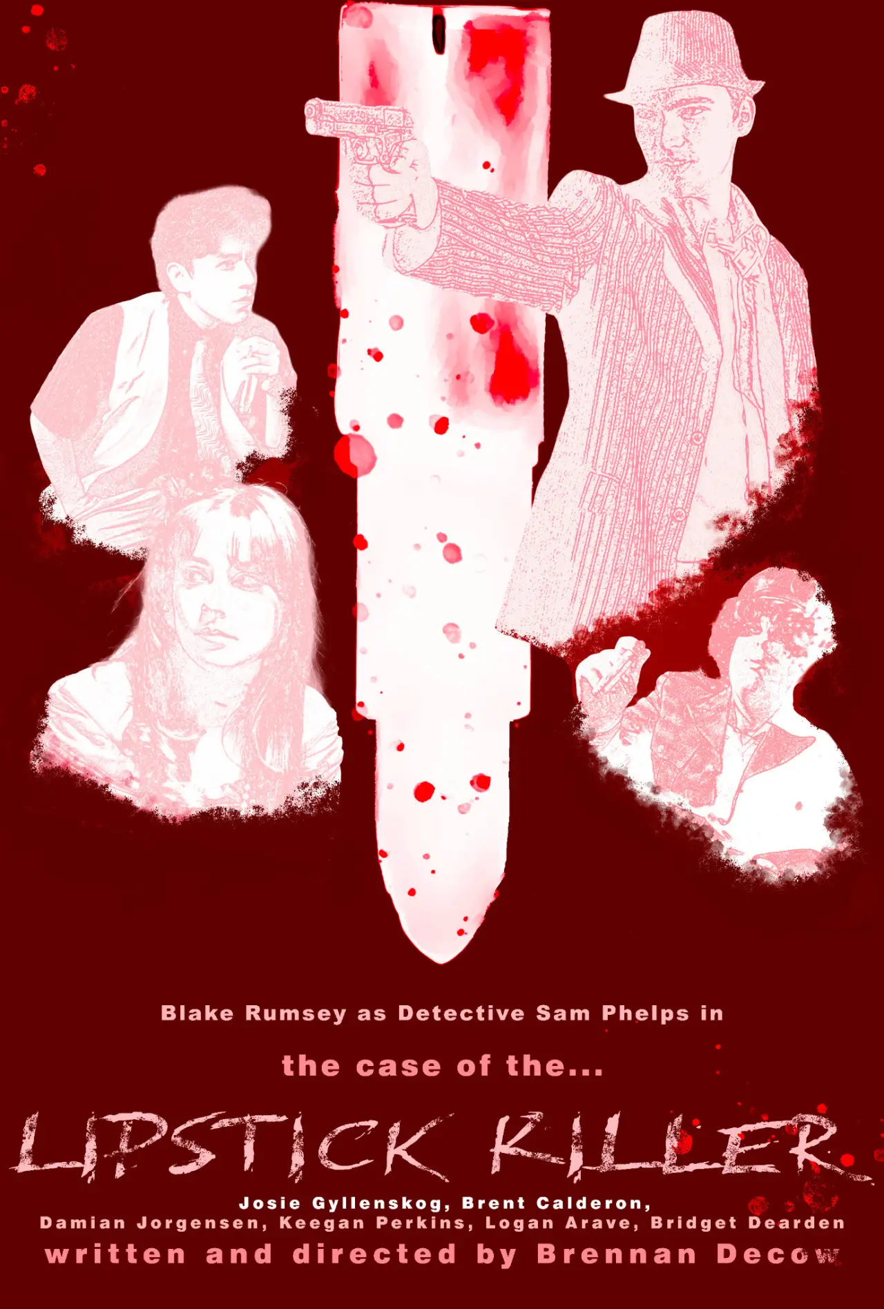 Plakat filmowy "The Case of the Lipstick Killer"