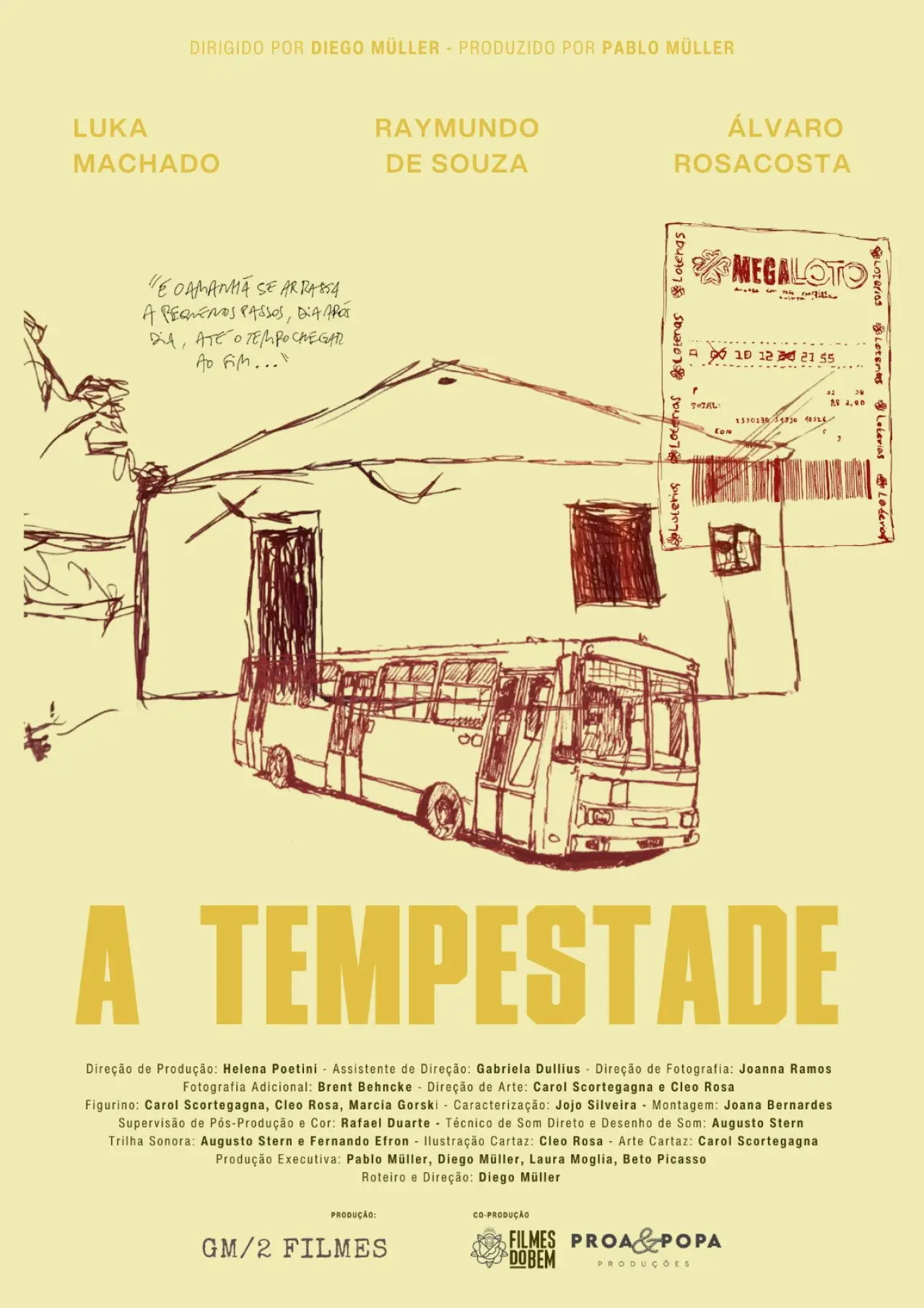 Plakat filmowy "A Tempestade"