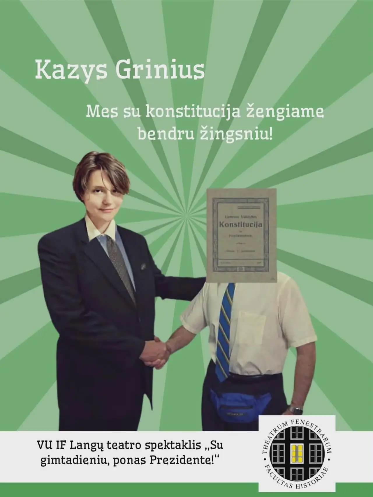 Plakat filmowy "LVLS Agituoja"