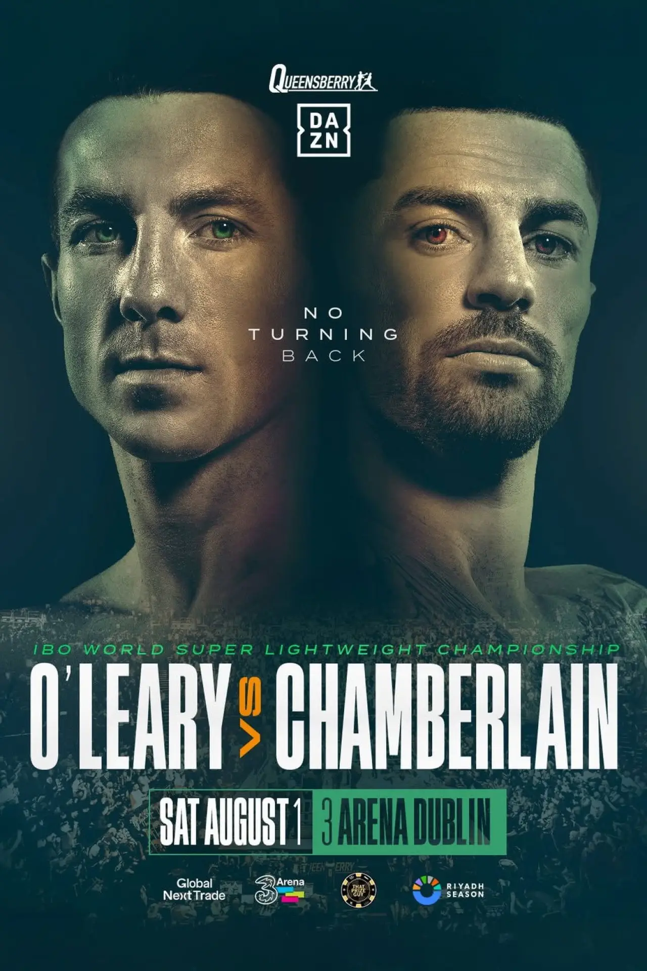 Plakat filmowy "Pierce O’Leary vs. Mark Chamberlain"