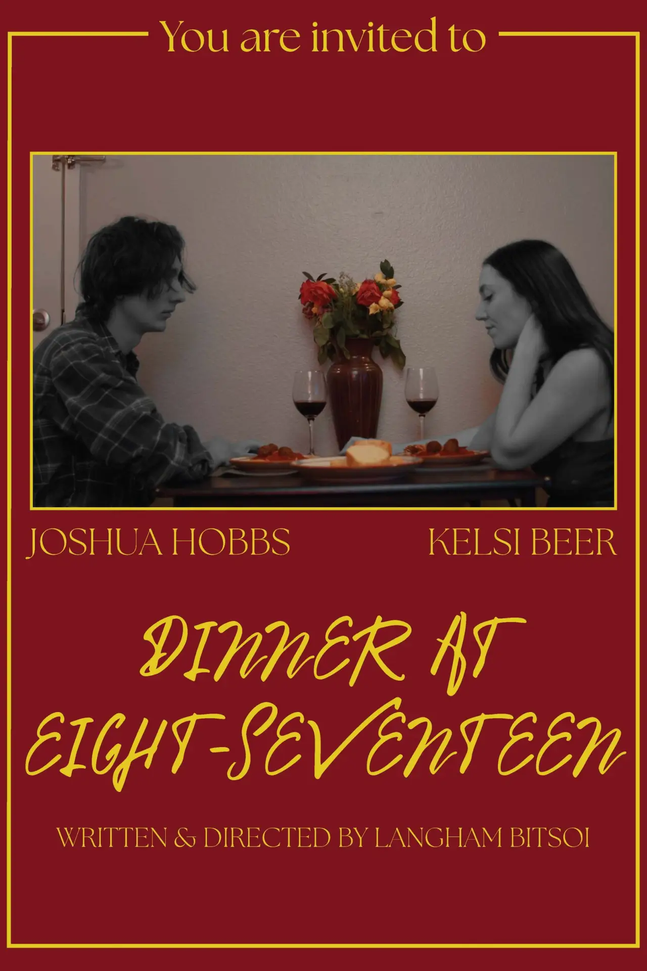 Plakat filmowy "Dinner at Eight-Seventeen"