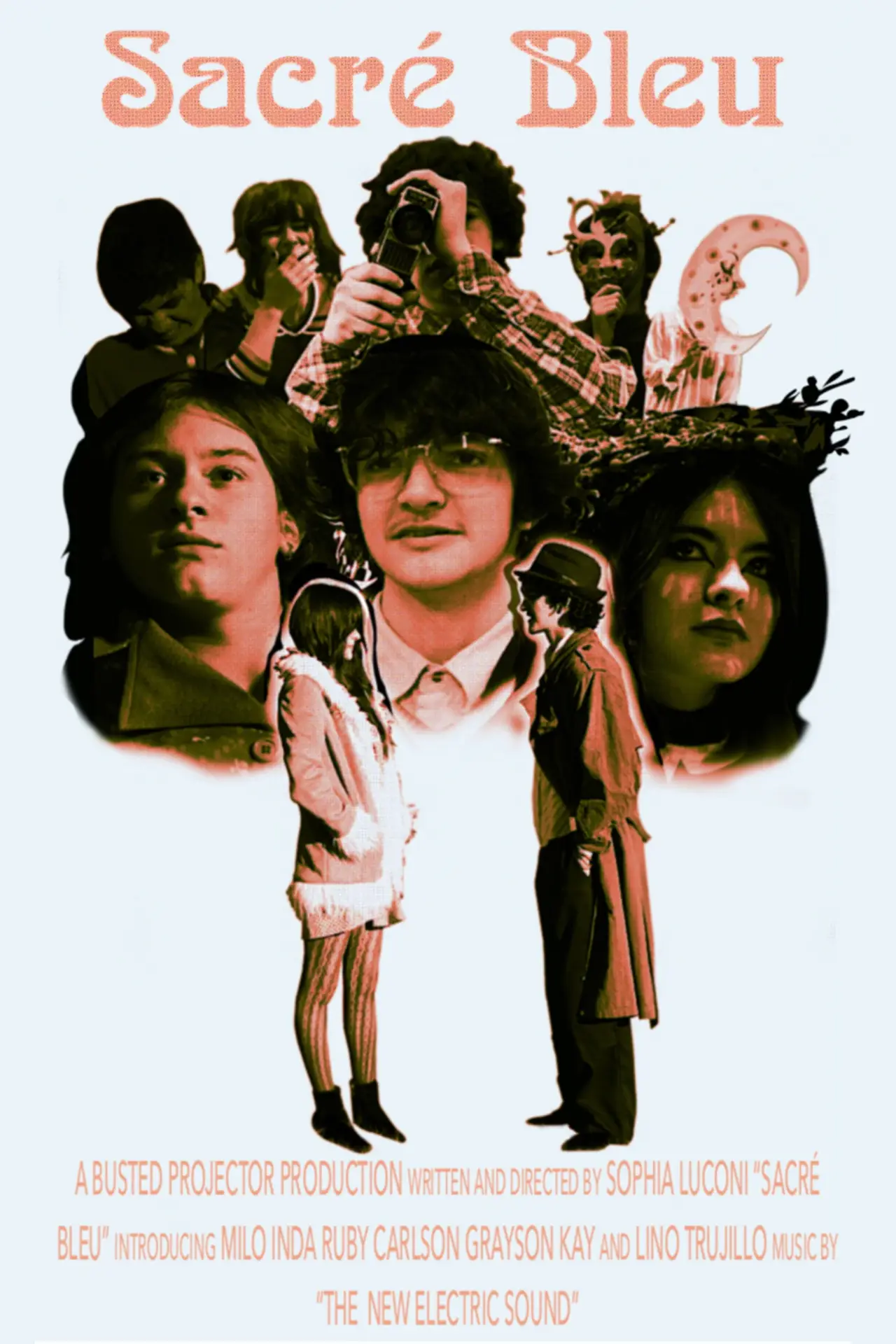 Plakat filmowy "Sacré Bleu"