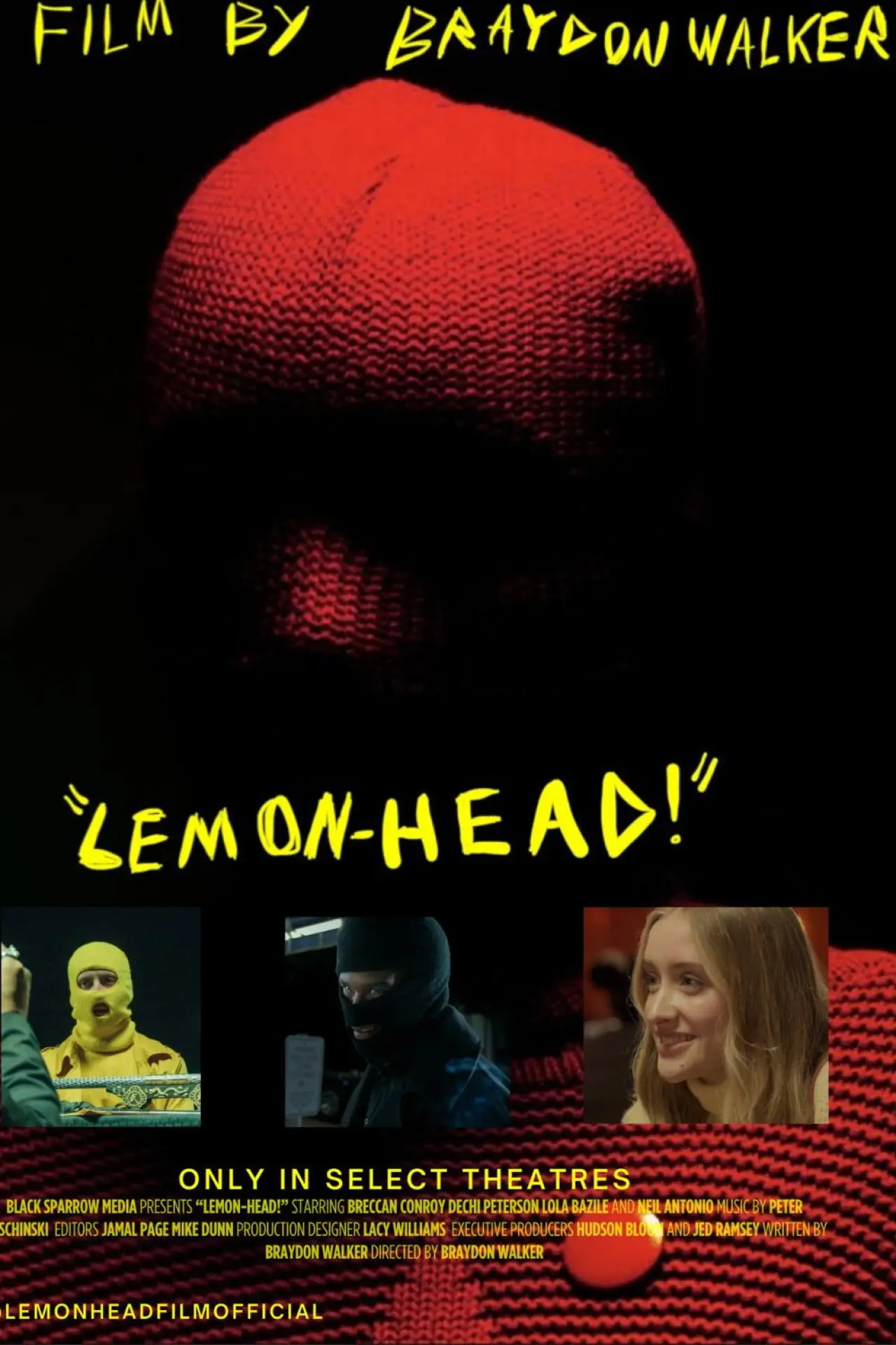 Plakat filmowy ""LEMON-HEAD!""