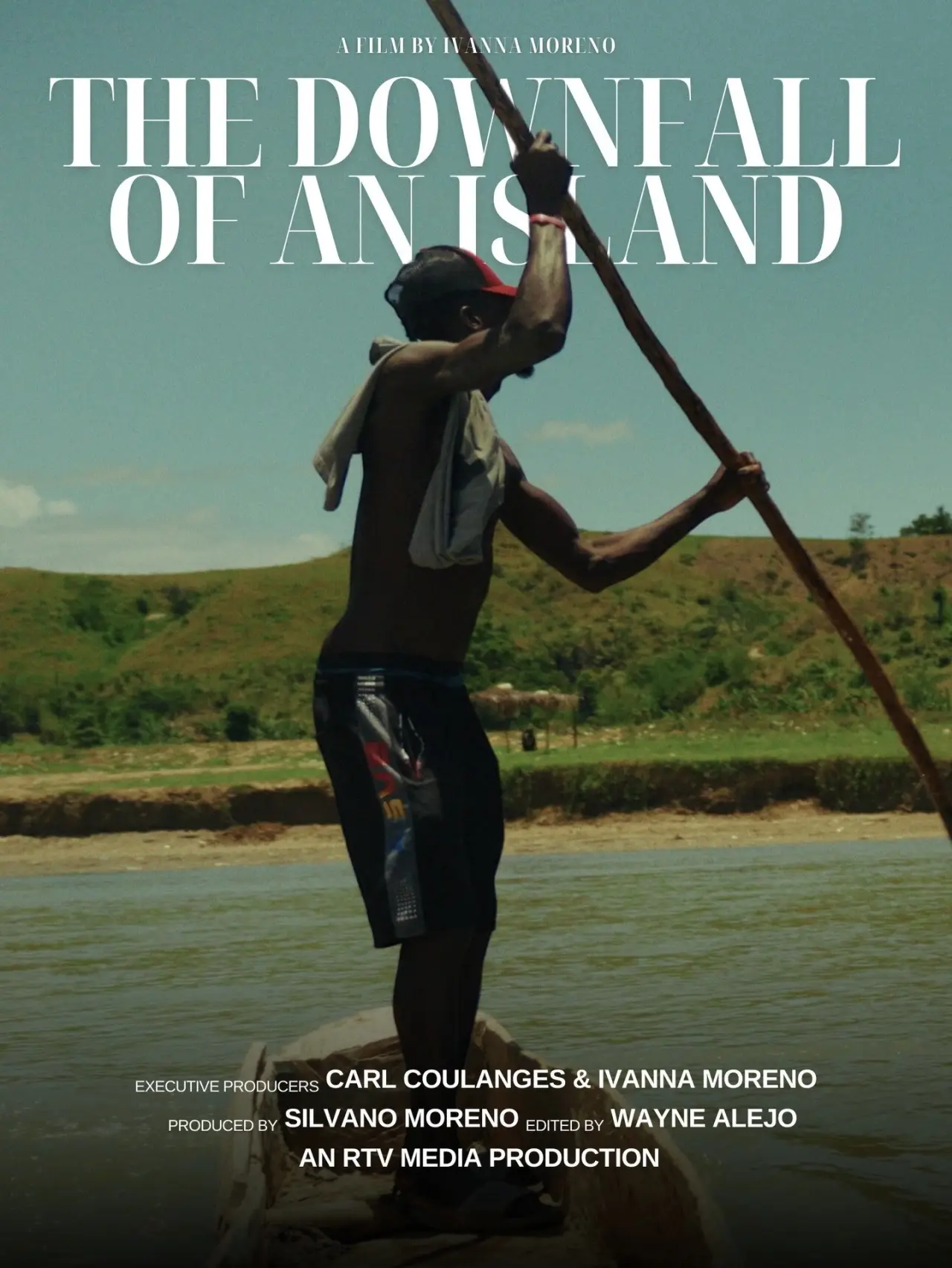 Plakat filmowy "The Downfall of an Island"