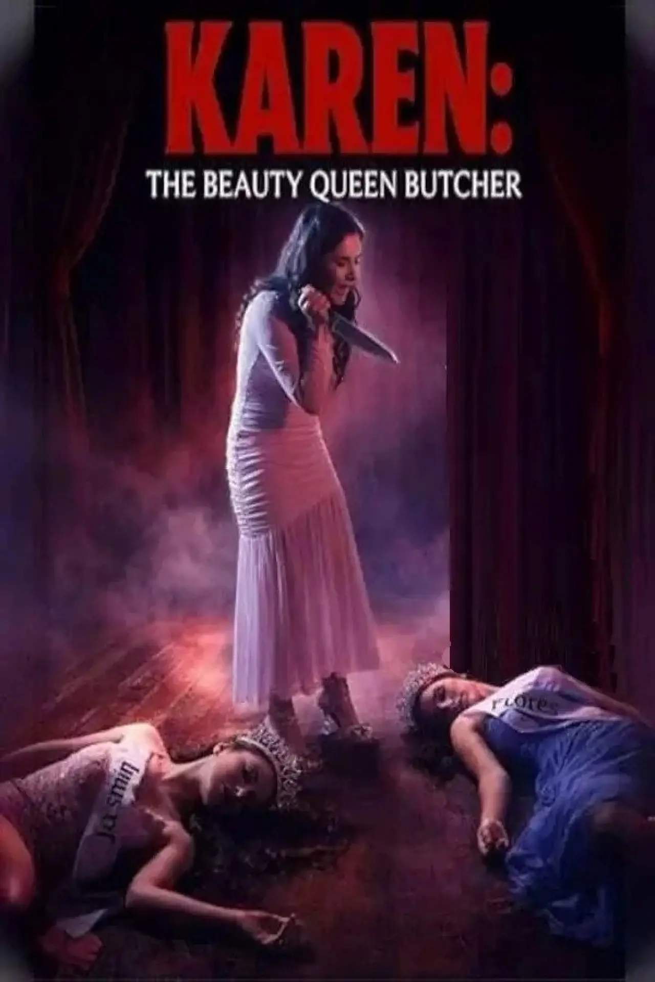 Plakat filmowy "Karen the Beauty Queen Butcher"