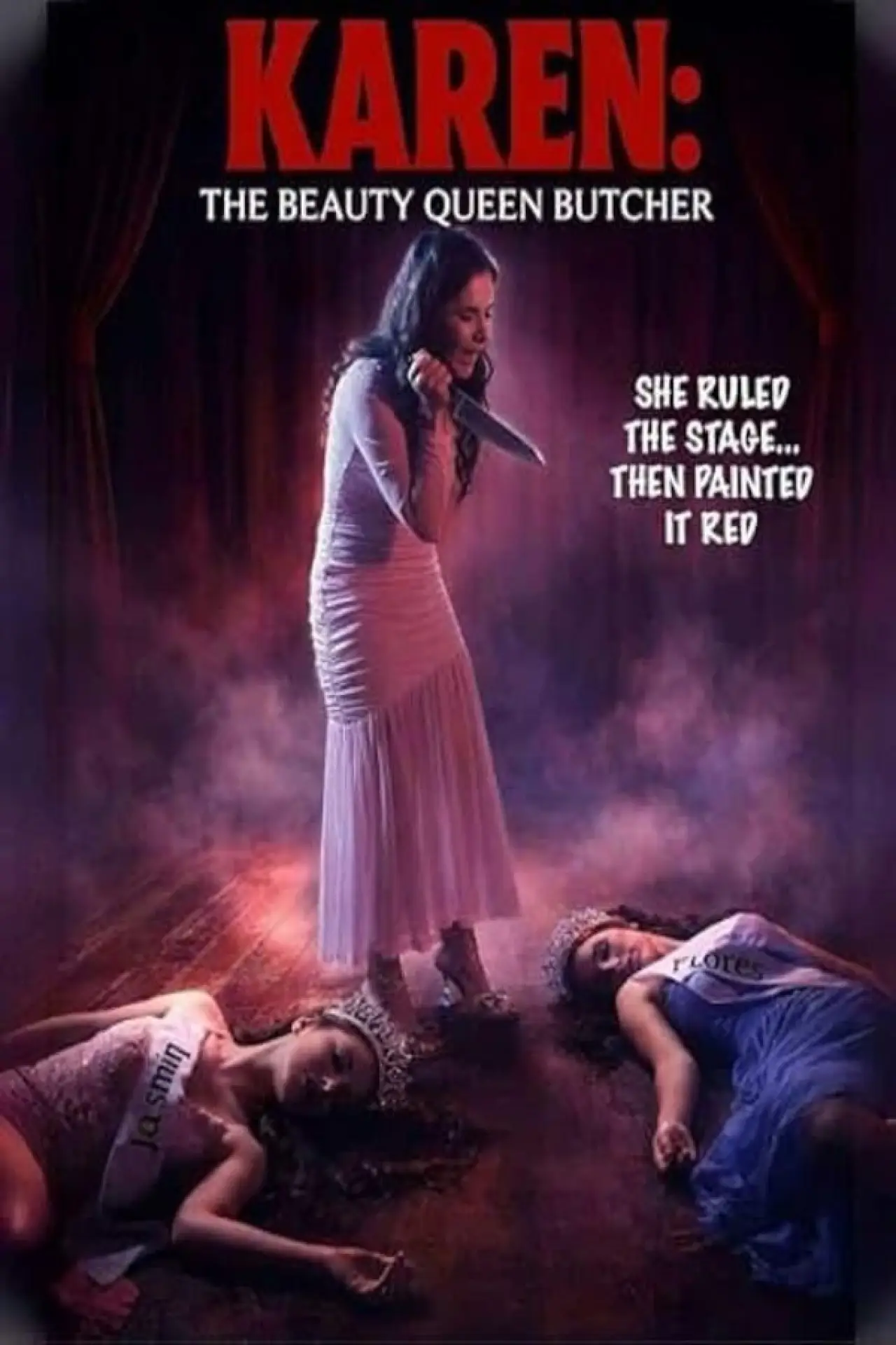 Plakat filmowy "Karen the Beauty Queen Butcher"