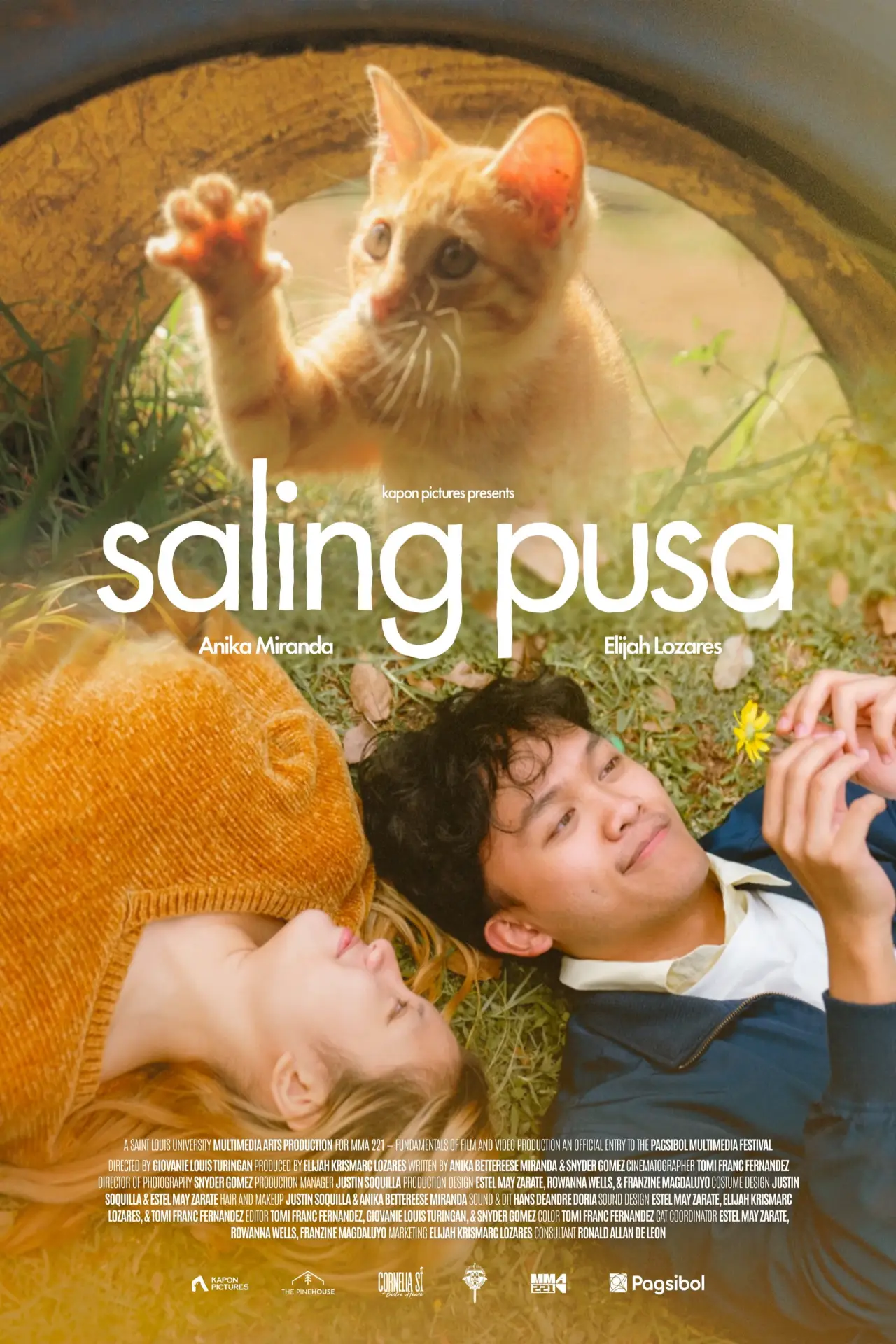 Plakat filmowy "Saling-pusa"