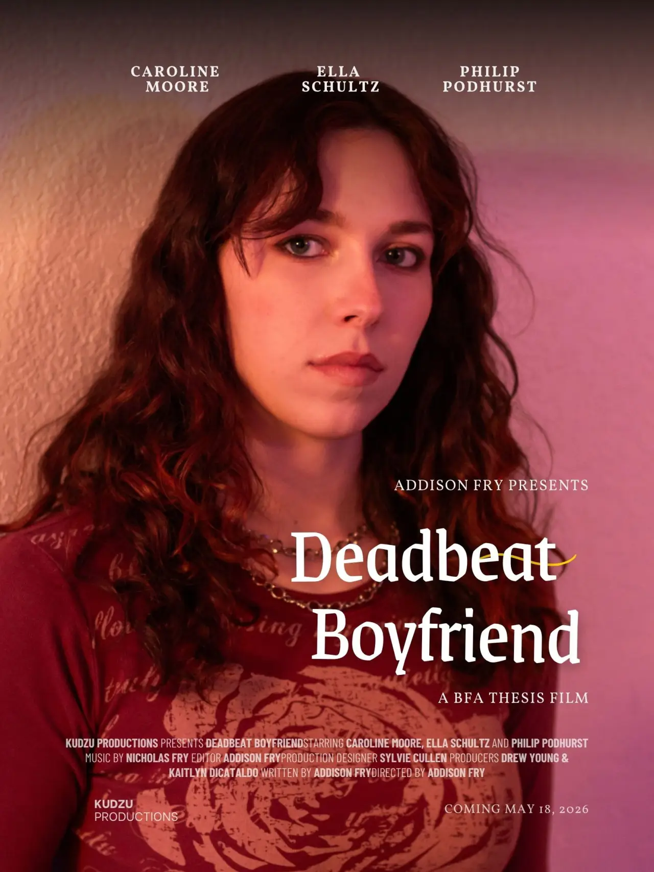 Plakat filmowy "Deadbeat Boyfriend"