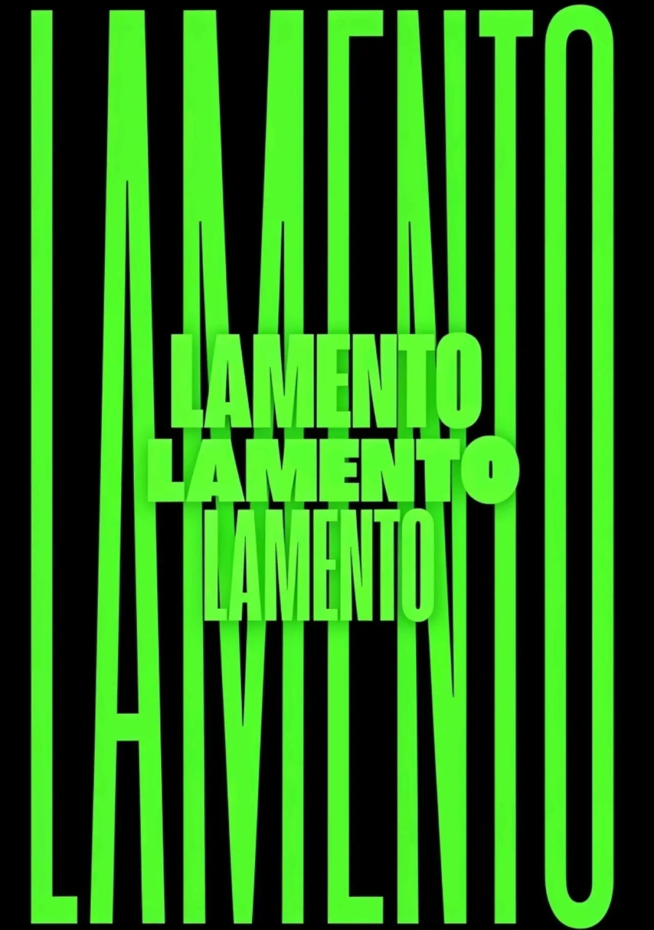 Plakat filmowy "Lamento"