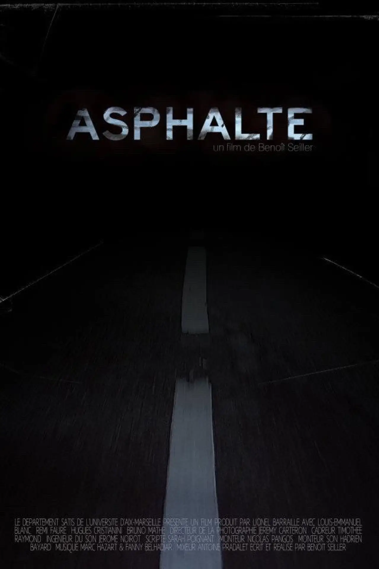 Plakat filmowy "Asphalte"
