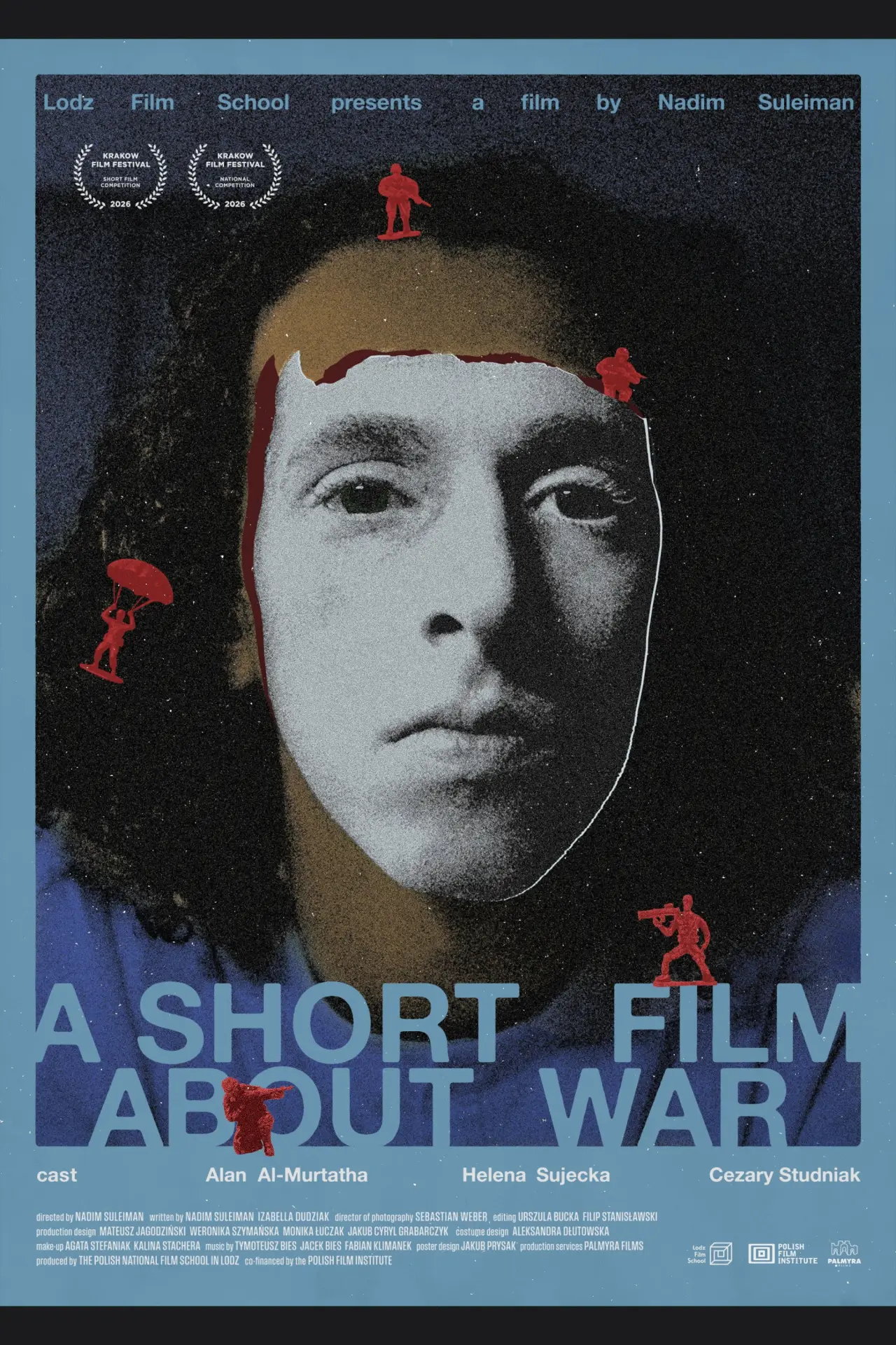 Plakat filmowy "Krótki film o wojnie"