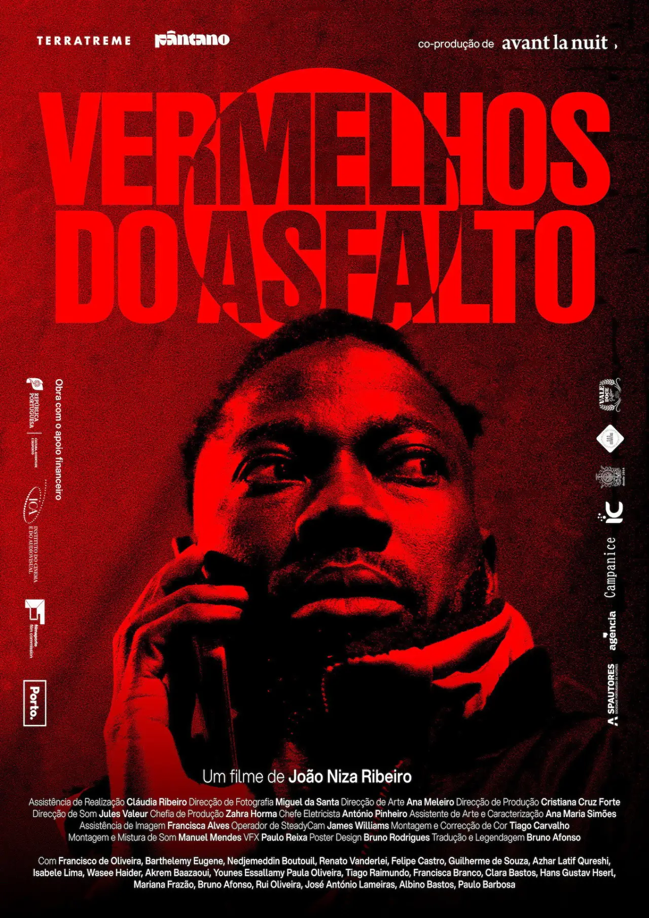 Plakat filmowy "Vermelhos do Asfalto"