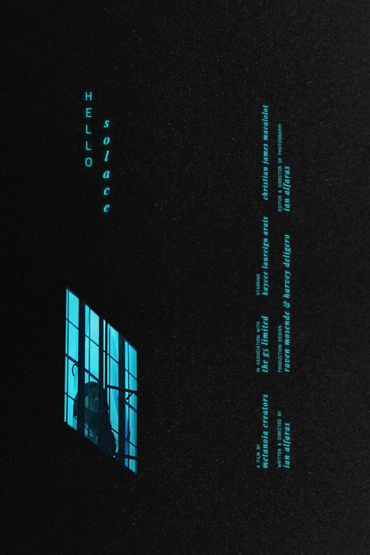 Plakat filmowy "Hello Solace"
