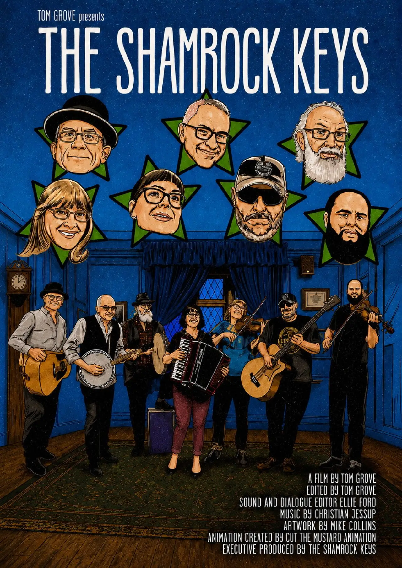 Plakat filmowy "The Shamrock Keys"