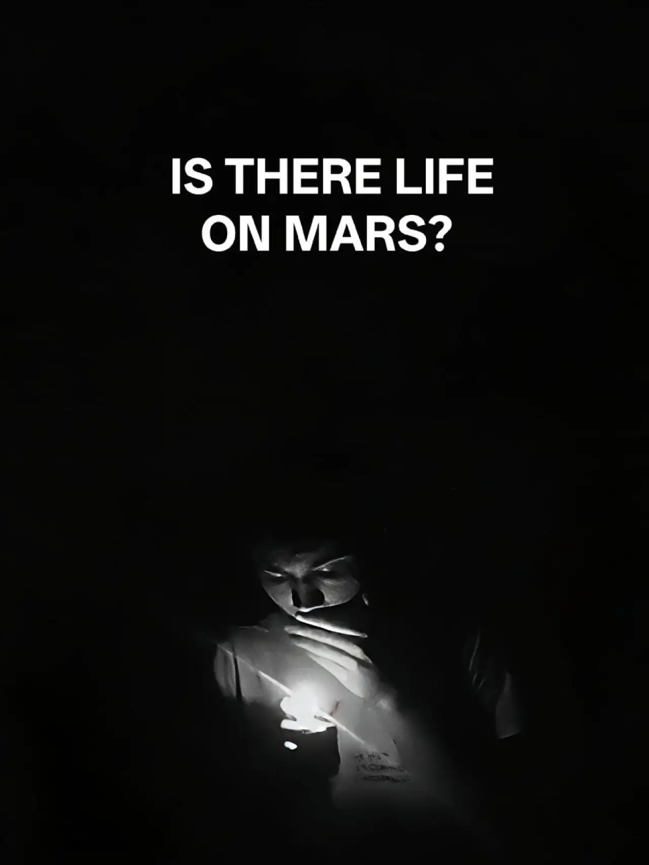 Plakat filmowy "Есть ли жизнь на Марсе?"
