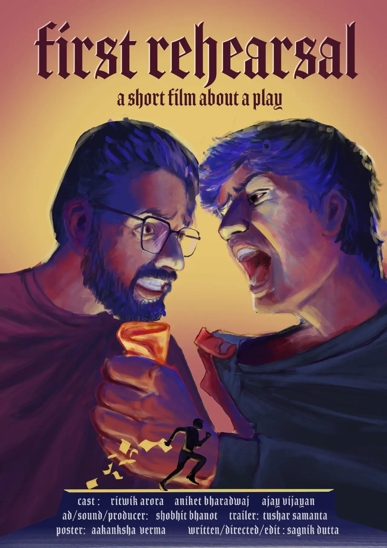 Plakat filmowy "First Rehearsal"