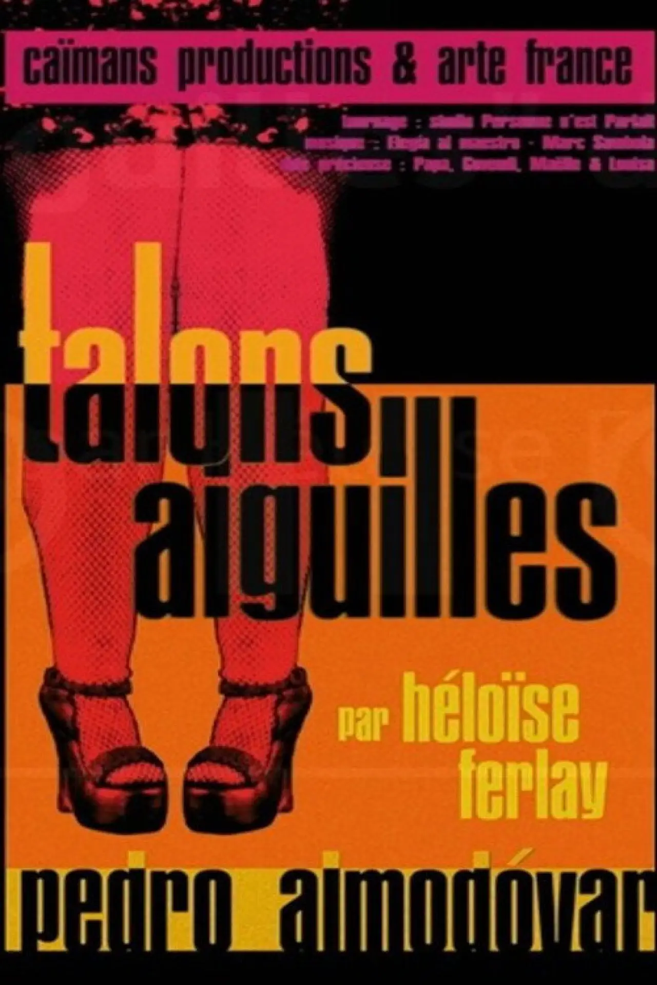 Plakat filmowy "Short Cuts: Talons aiguilles de Pedro Almodovar"