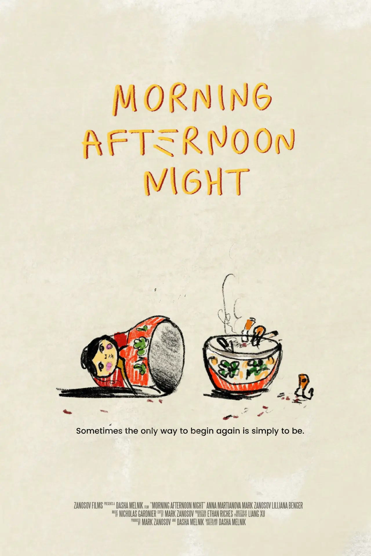 Plakat filmowy "Morning Afternoon Night"