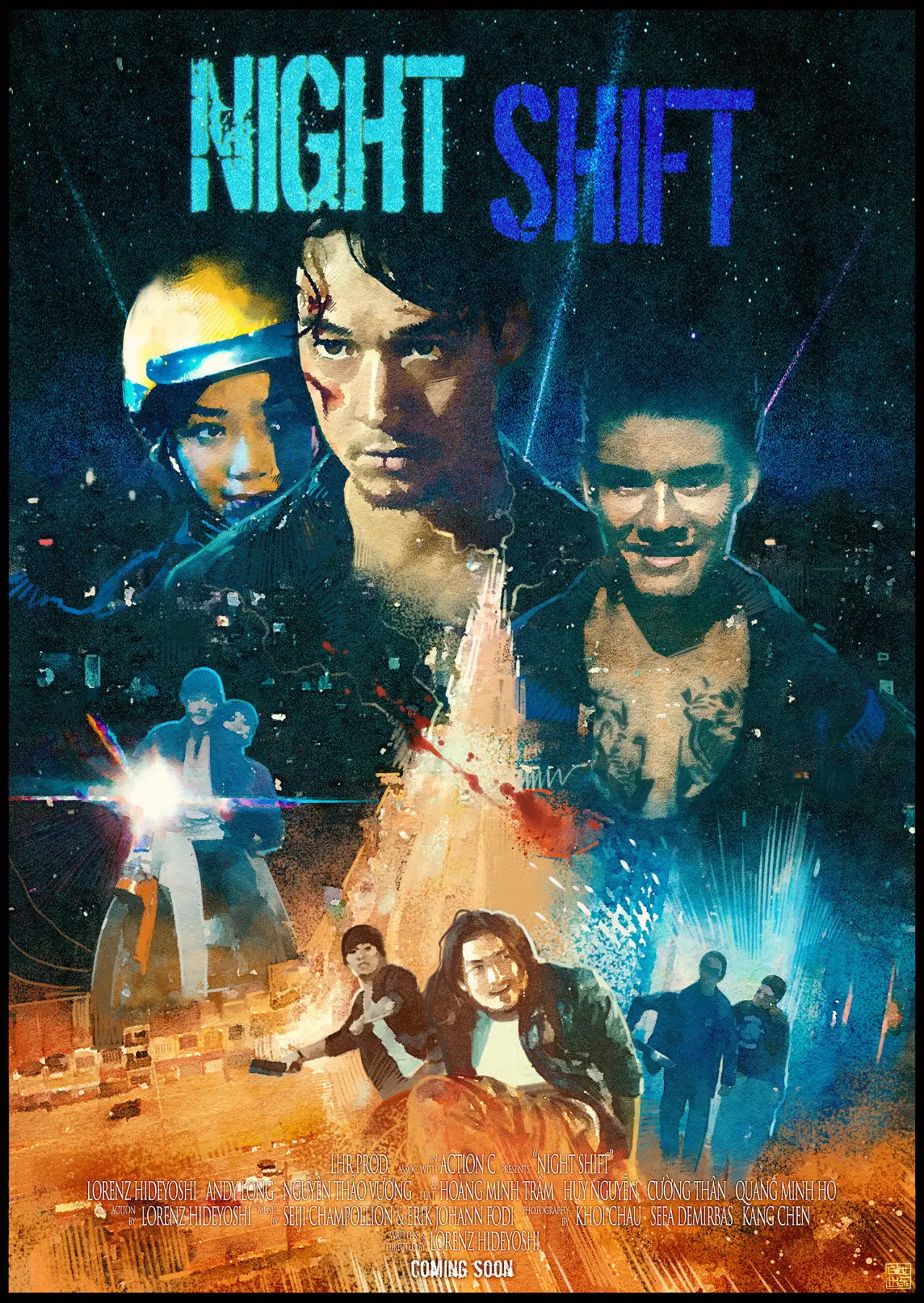 Plakat filmowy "Night Shift"