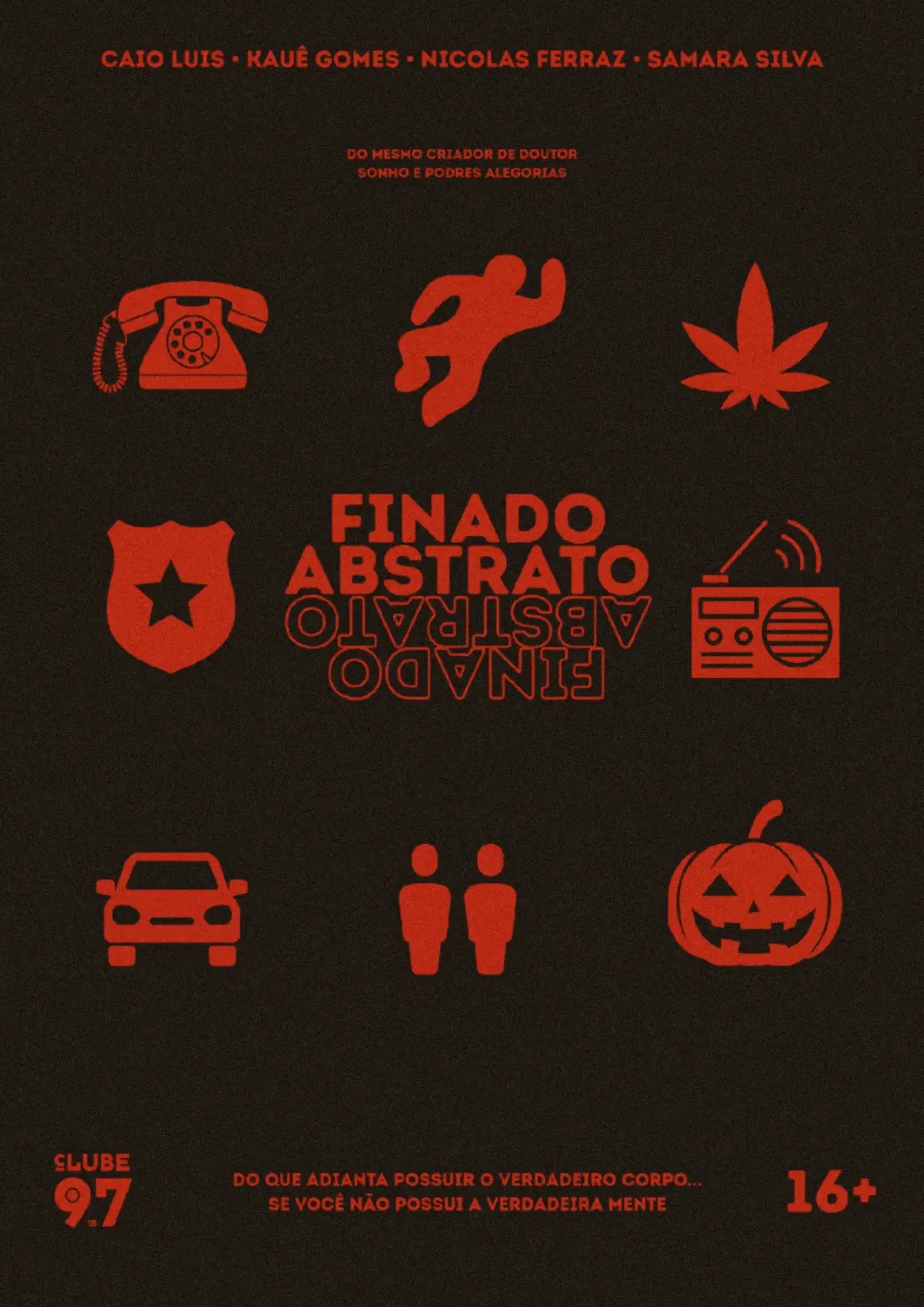 Plakat filmowy "Finado Abstrato"