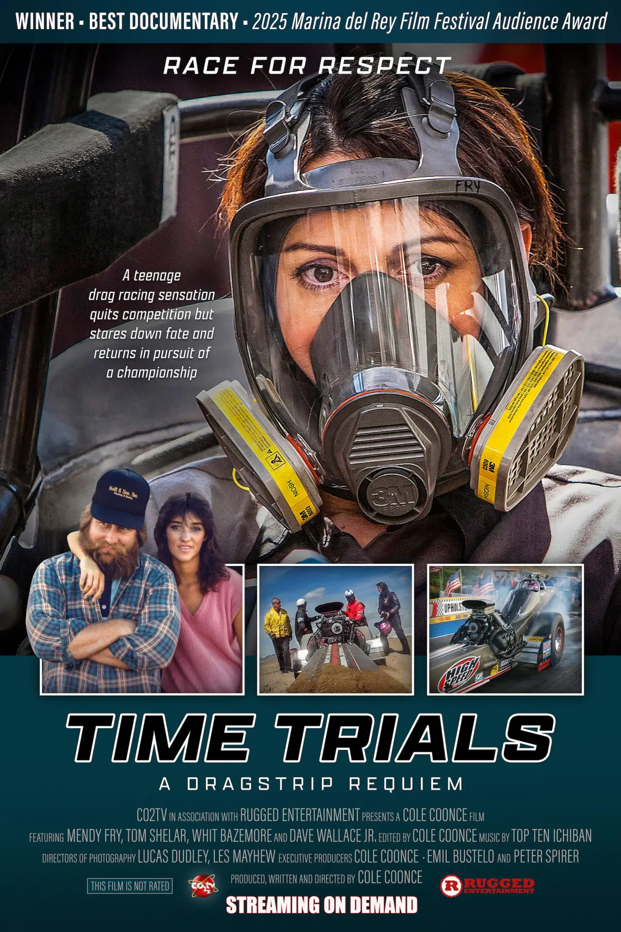 Plakat filmowy "Time Trials: A Dragstrip Requiem"