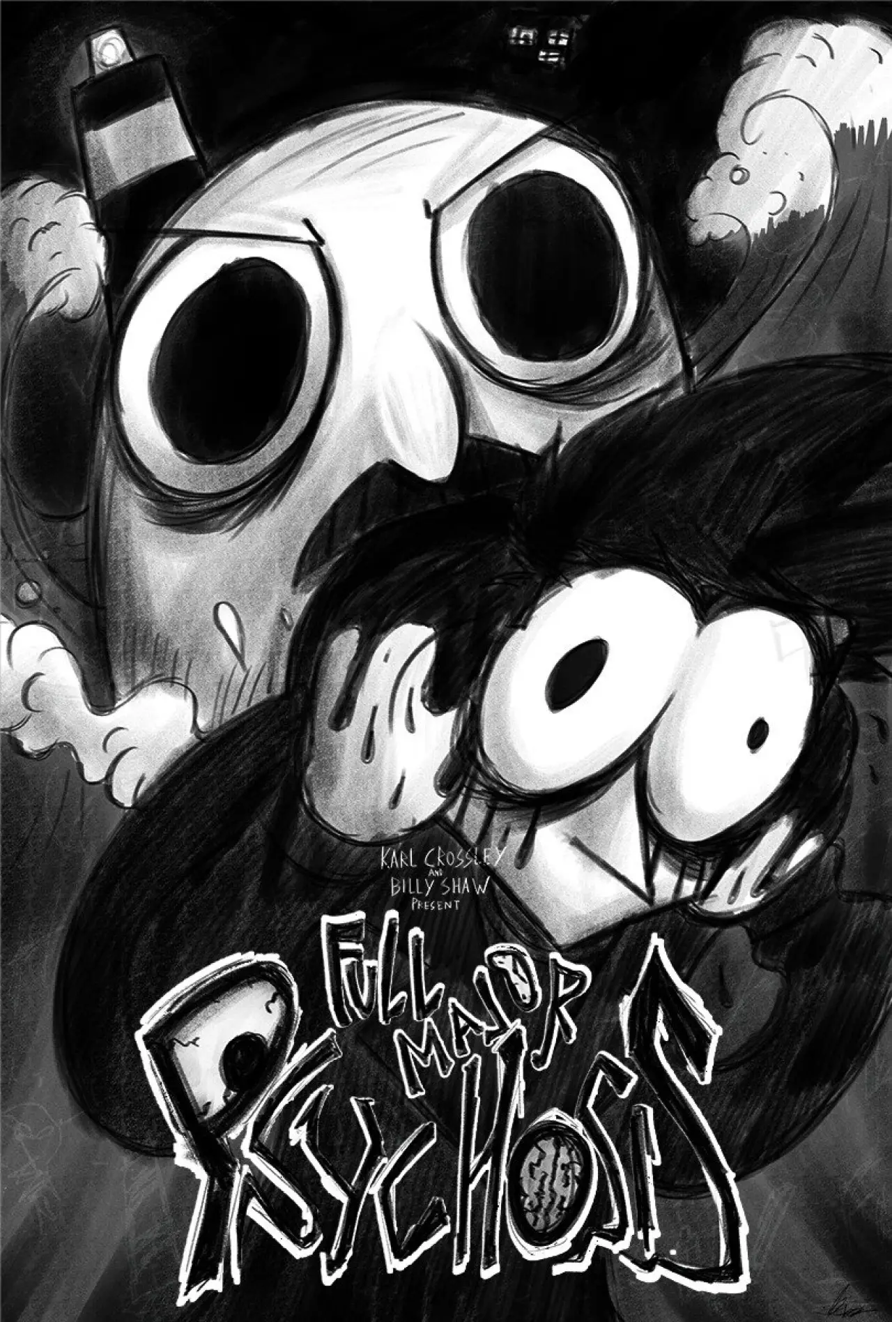Plakat filmowy "FULL MAJOR PSYCHOSIS"