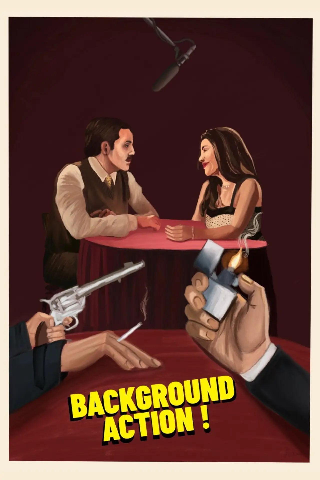 Plakat filmowy "Background Action"