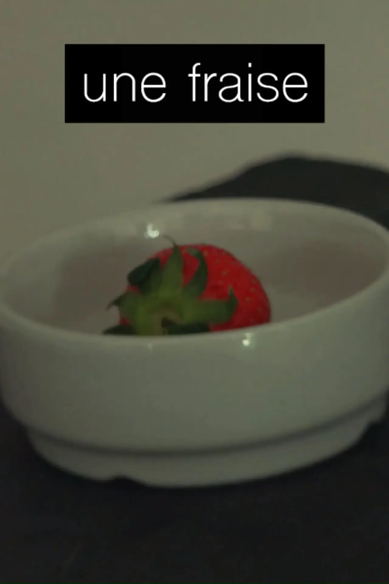 Plakat filmowy "Une Fraise"