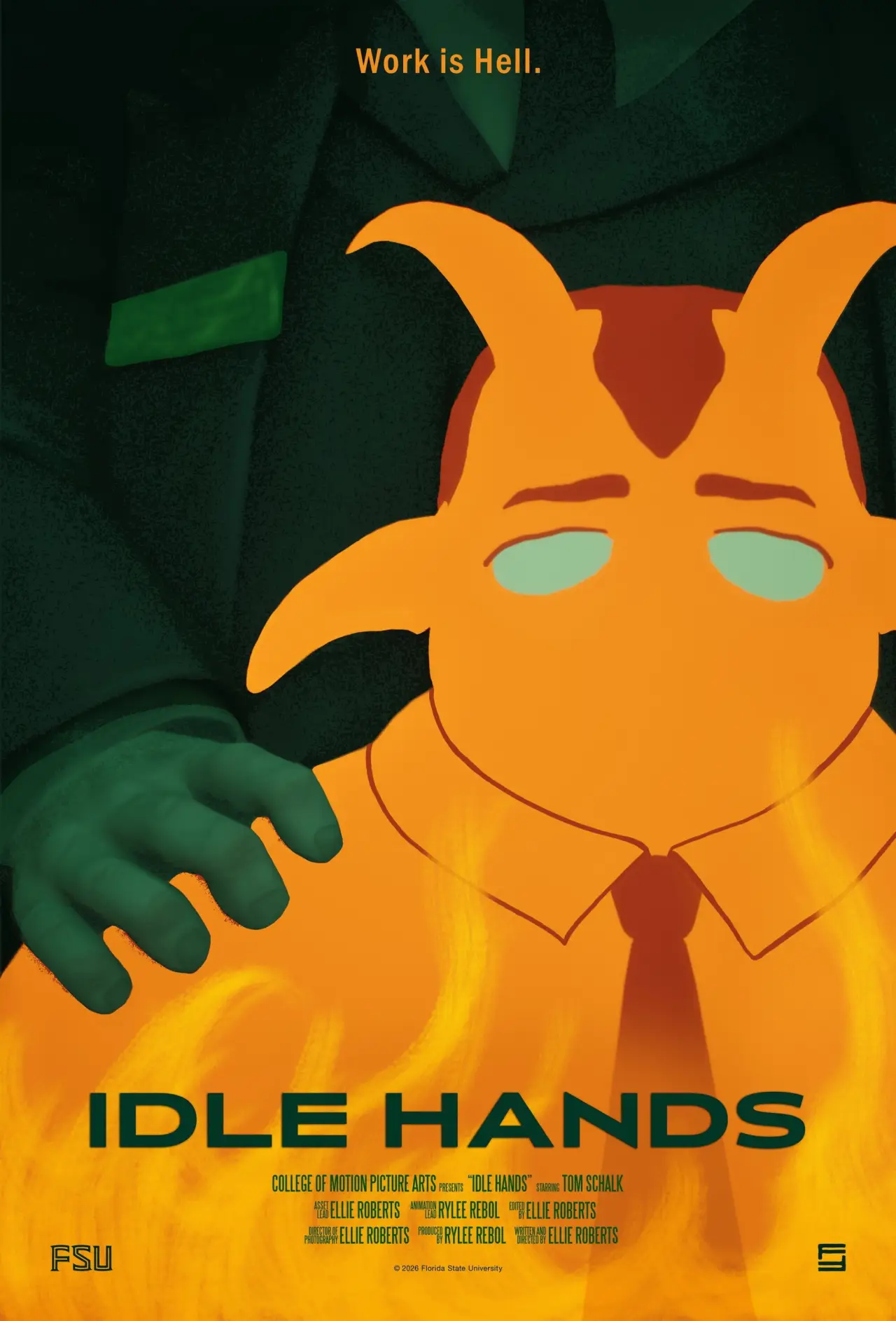 Plakat filmowy "Idle Hands"